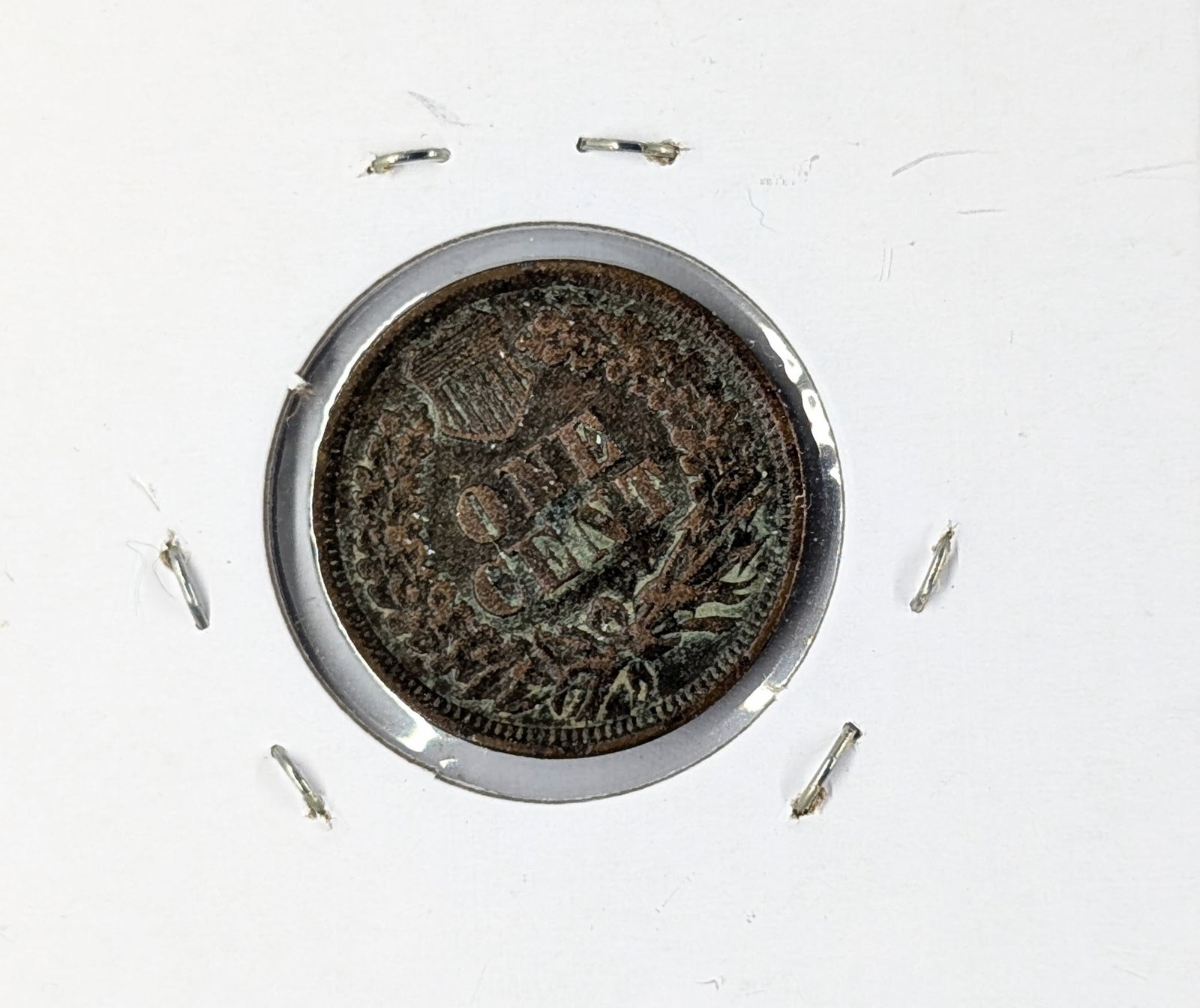1866 Indian Head Cent- KEY Date, XF Details - 2