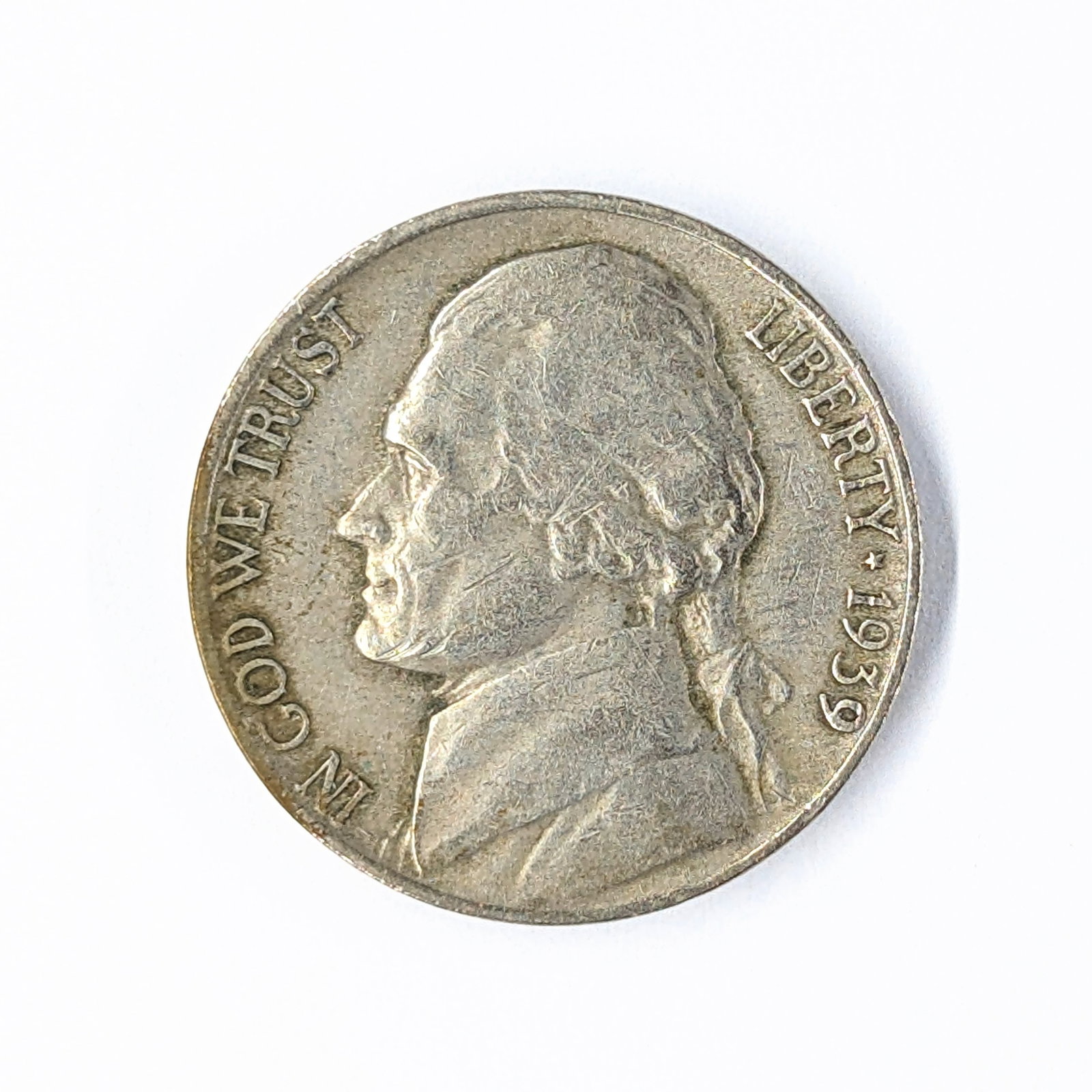 1939-D Jefferson Nickel- Semi Key Date