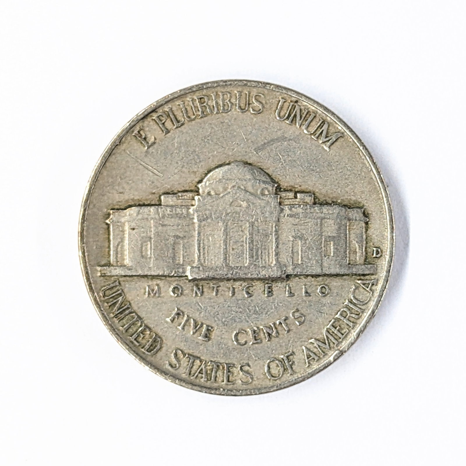 1939-D Jefferson Nickel- Semi Key Date - 2