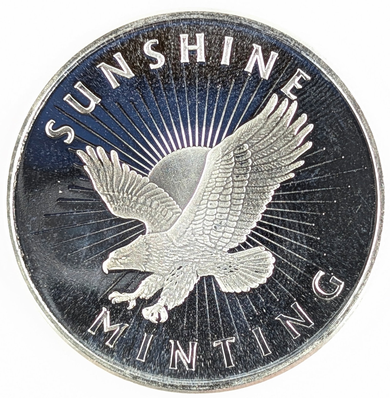 1 Ounce Fine .999 Silver Round- Sunshine Minting: _
