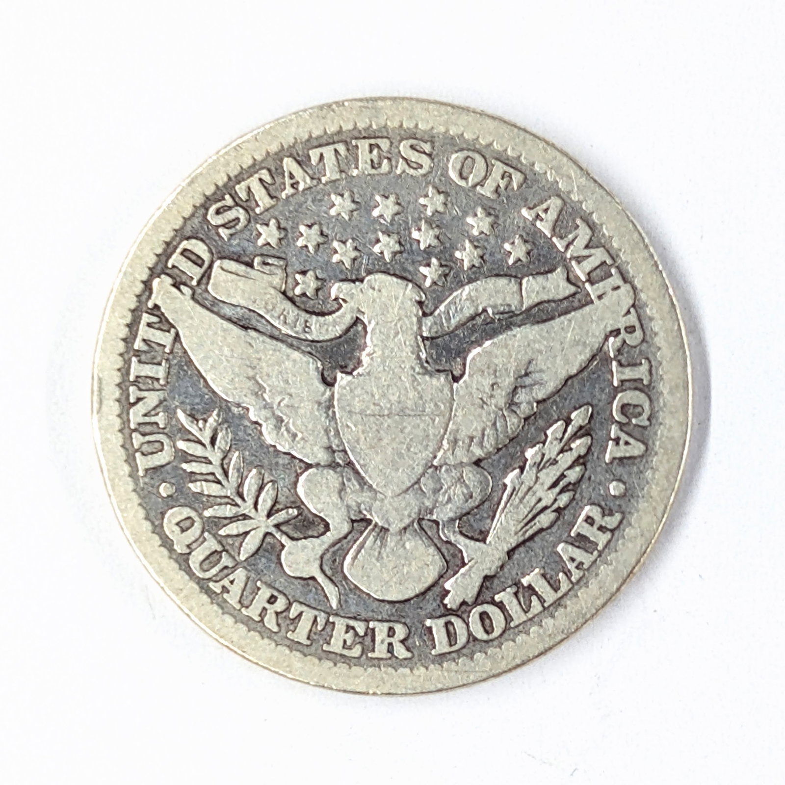 1900 Silver Barber Quarter - 2
