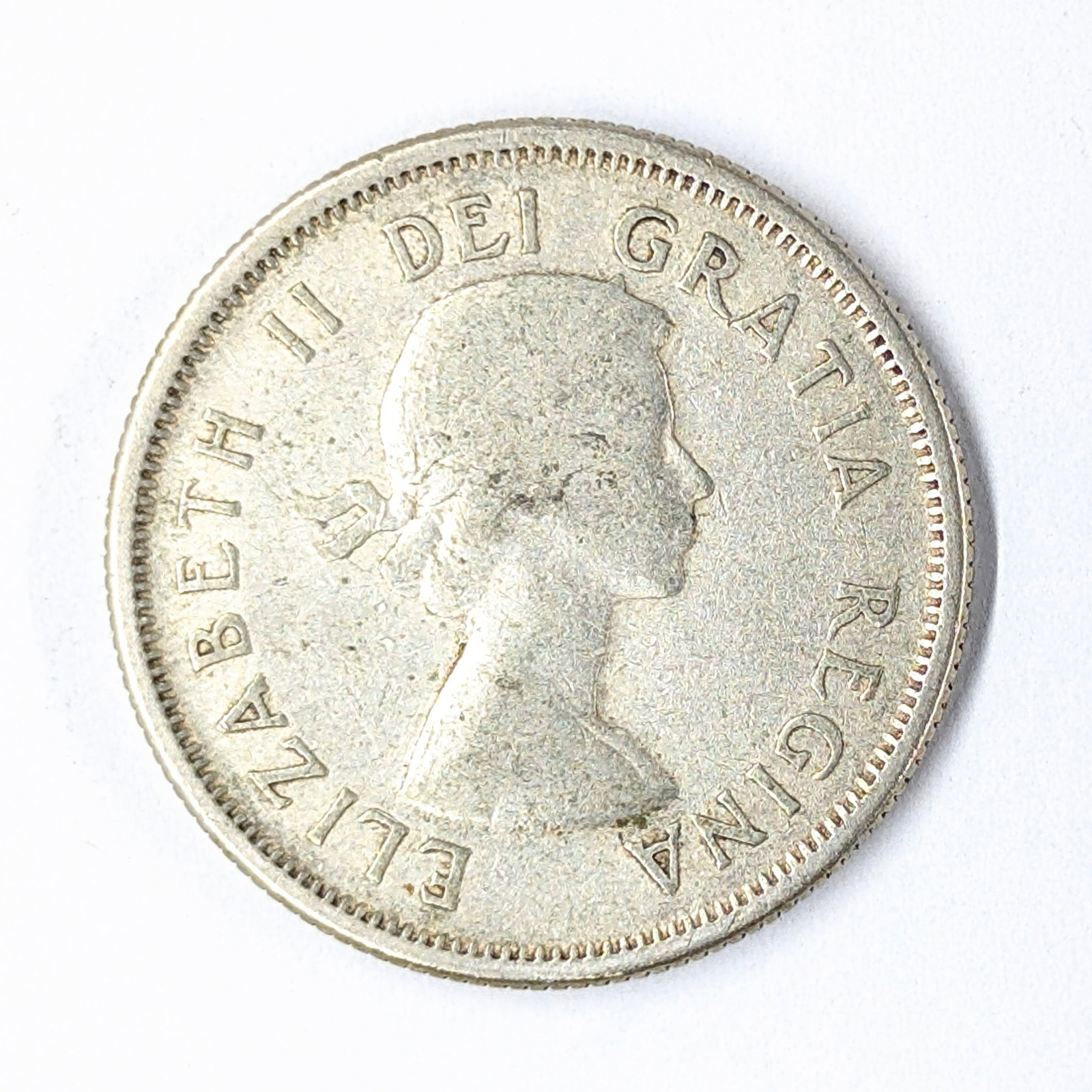 1957 Silver Canadian Quarter (1 of 2)