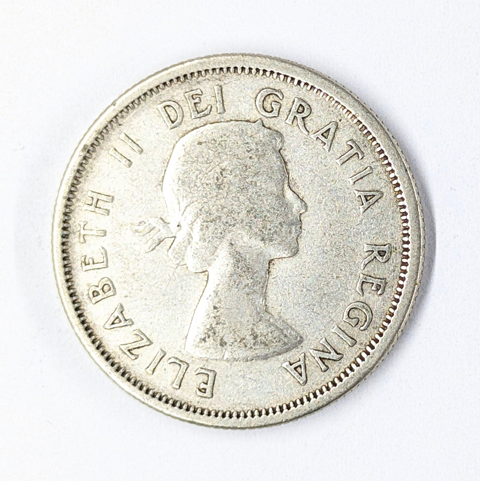 1958 Silver Canadian Quarter (1 of 2)