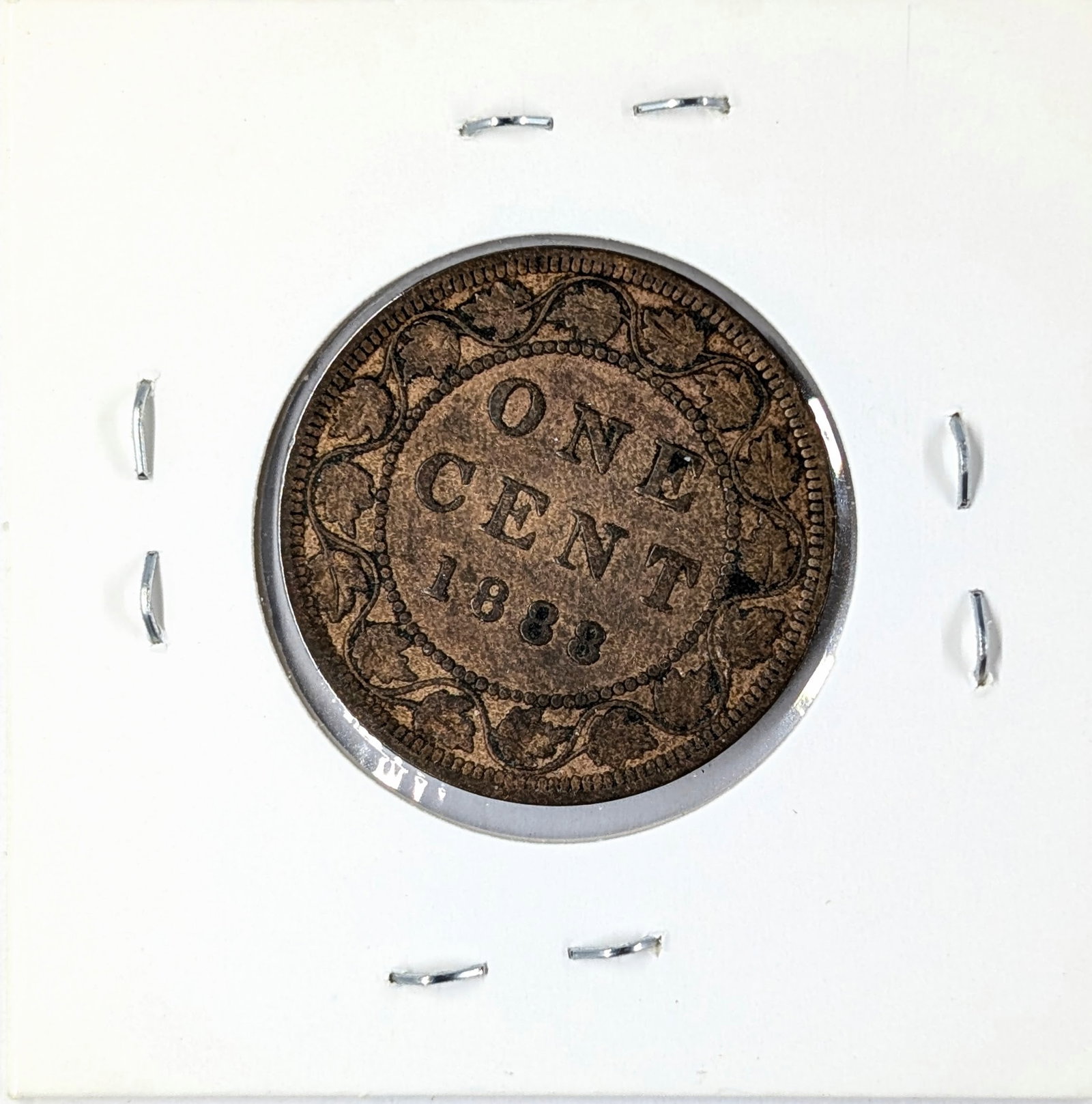 1888 Canadian Large Cent - 2