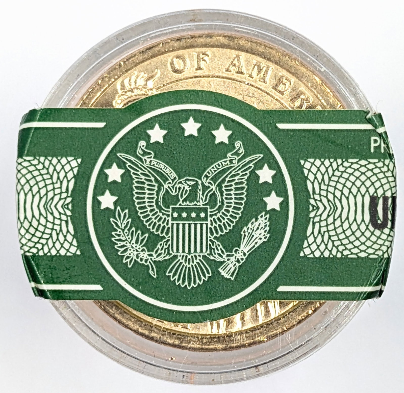 Danbury Mint Tube of 12 Uncirculated 2010 Presidential Dollar Coins- Lincoln - 2