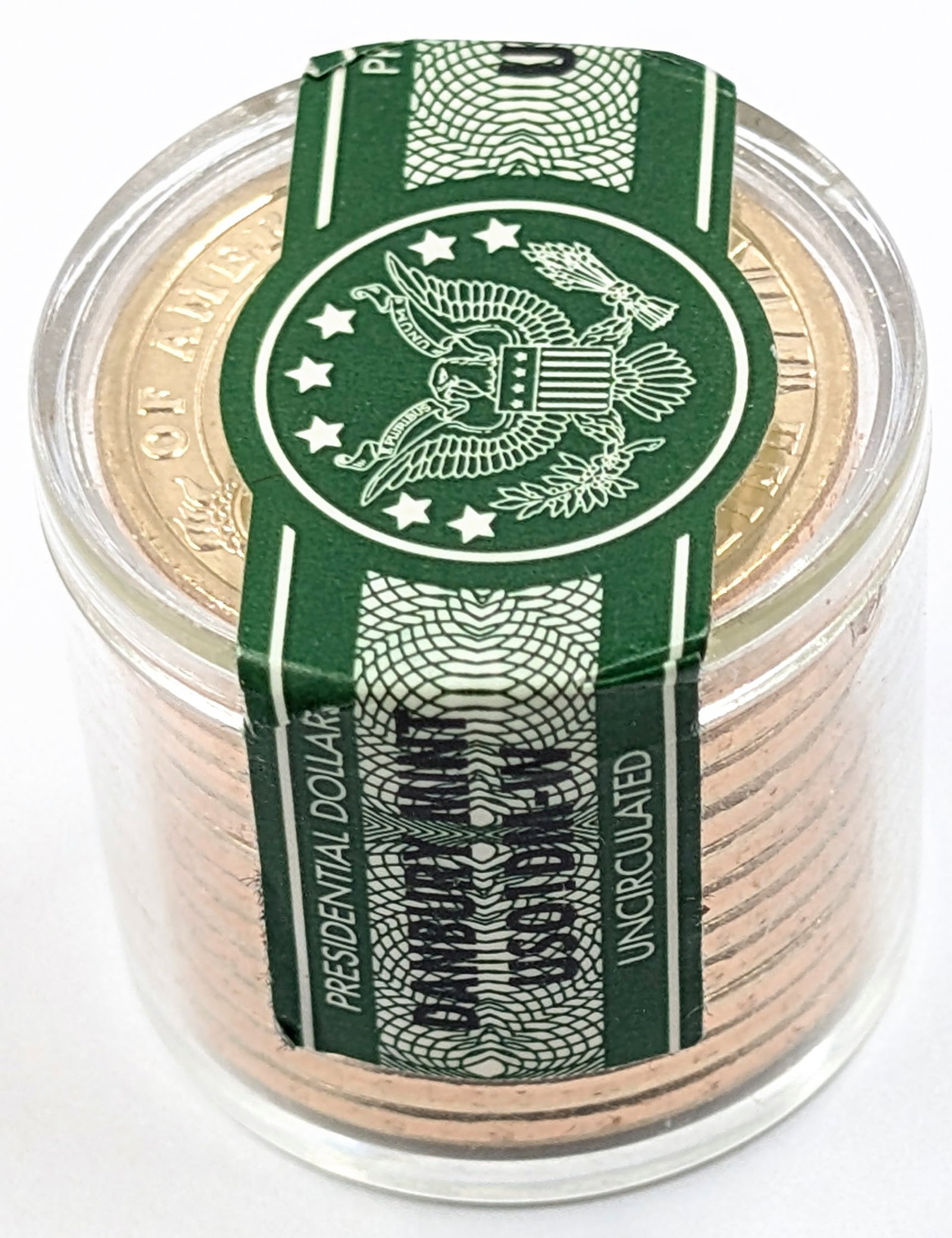 Danbury Mint Tube of 12 Uncirculated 2010 Presidential Dollar Coins- Lincoln - 4