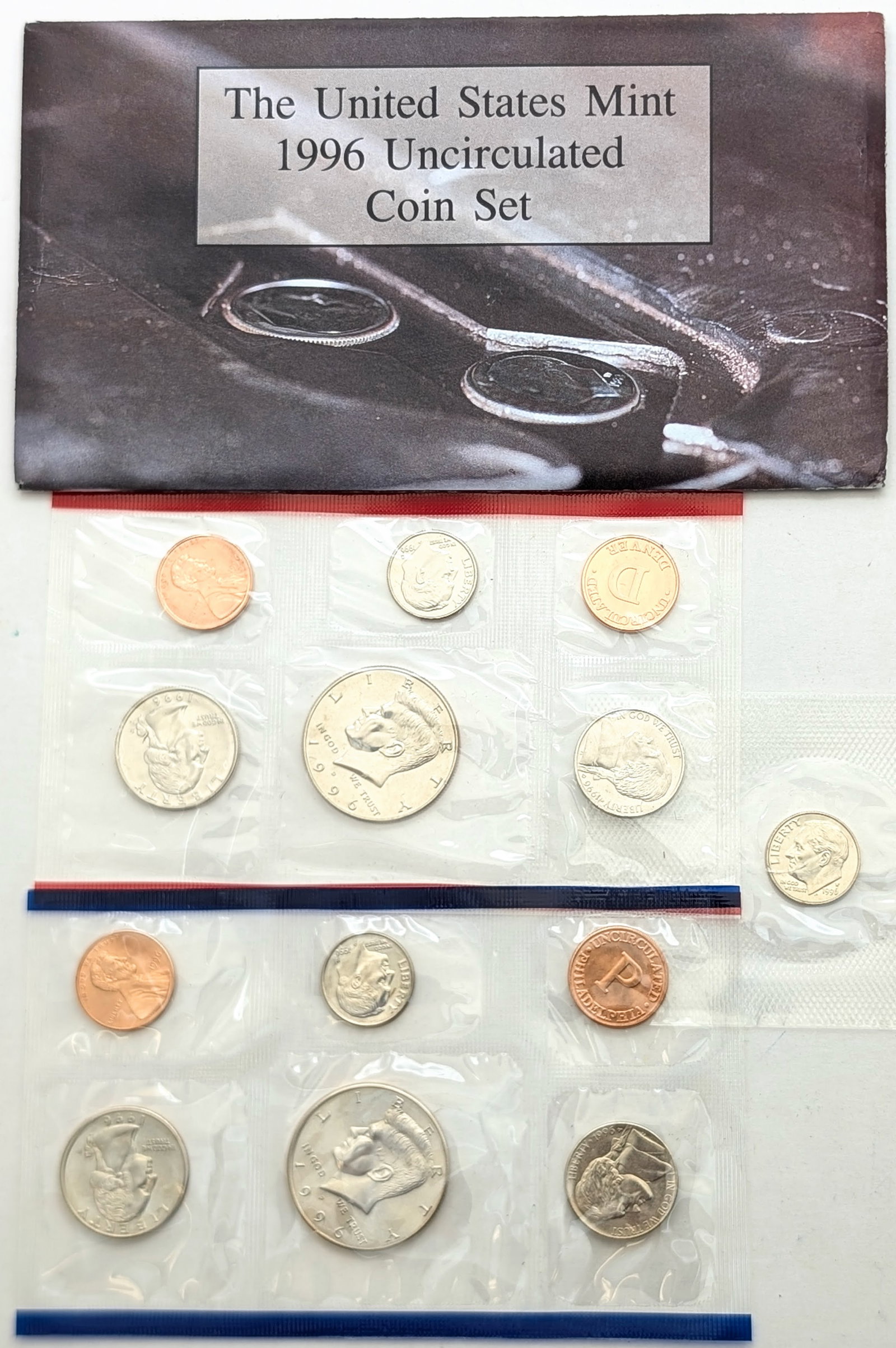 1996 US Mint Uncirculated Coin Set w/ West Point Dime: _
