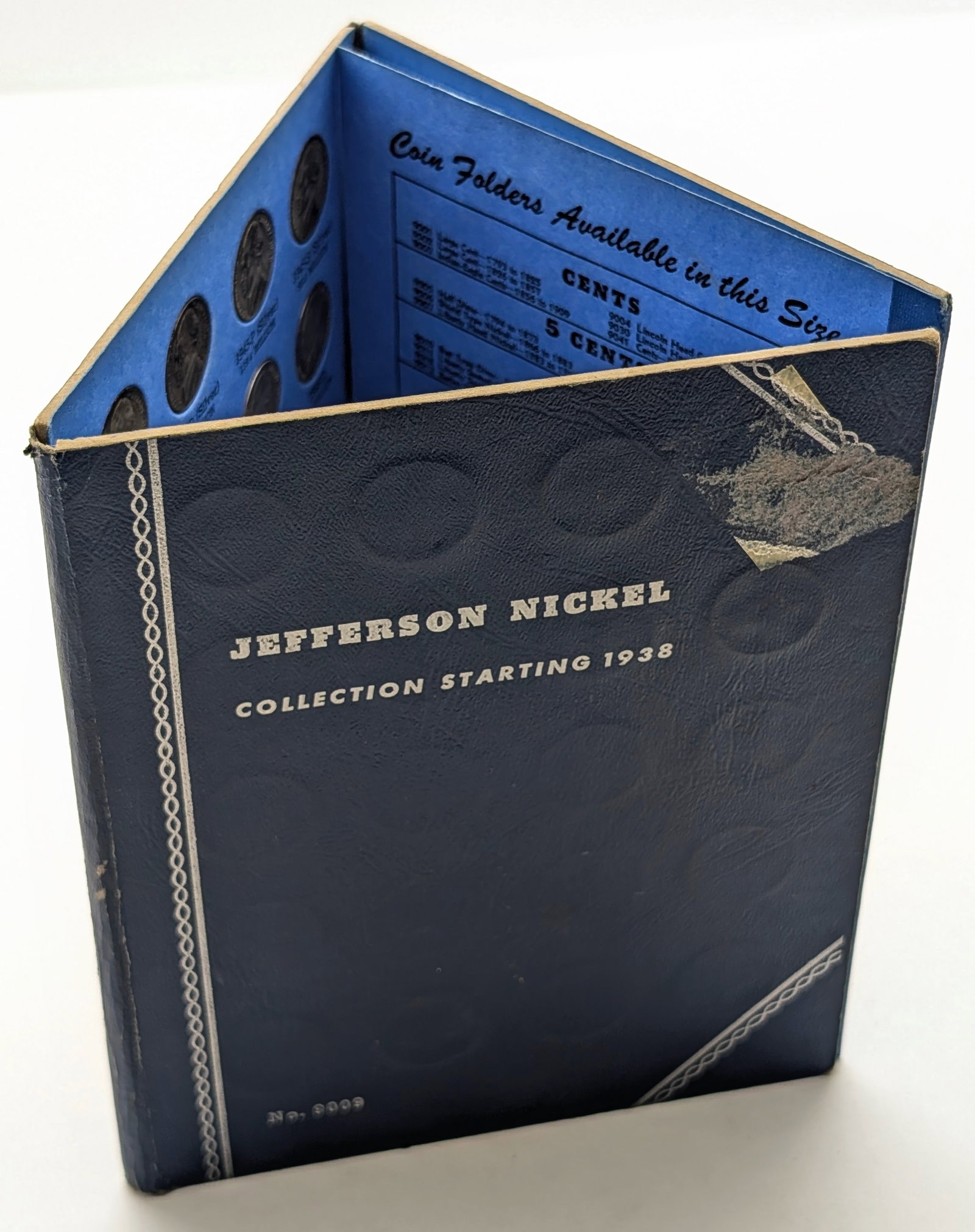 Whitman Jefferson Nickel Collection Starting 1938 Coin Album: Includes 61 Jefferson Nickels, Some Uncirculated 11 are Silver War Nickels