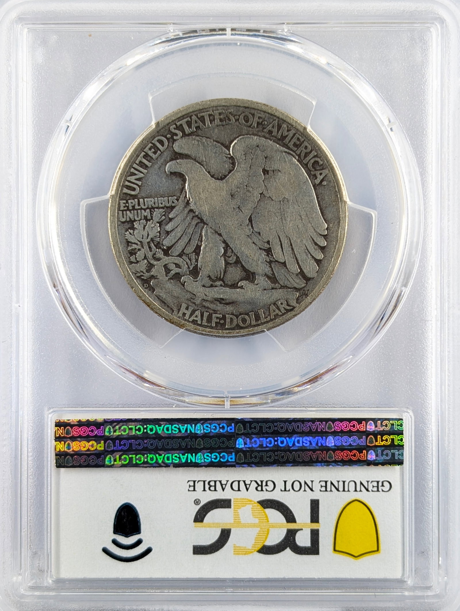 FEATURE- PCGS Genuine 1921-D Silver Walking Liberty Half Dollar- KEY Date! - 2