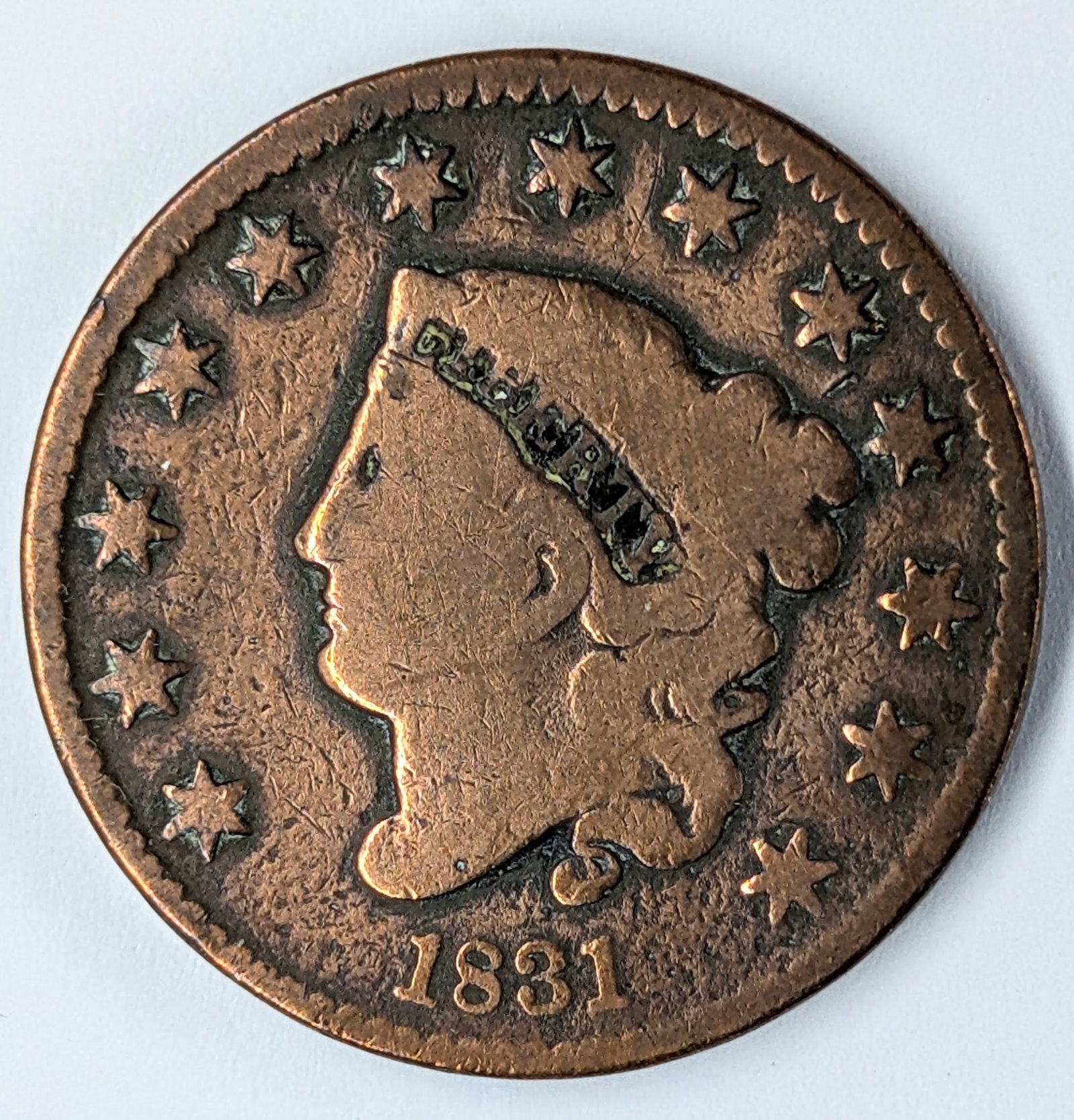1831 Large Cent (1 of 2)
