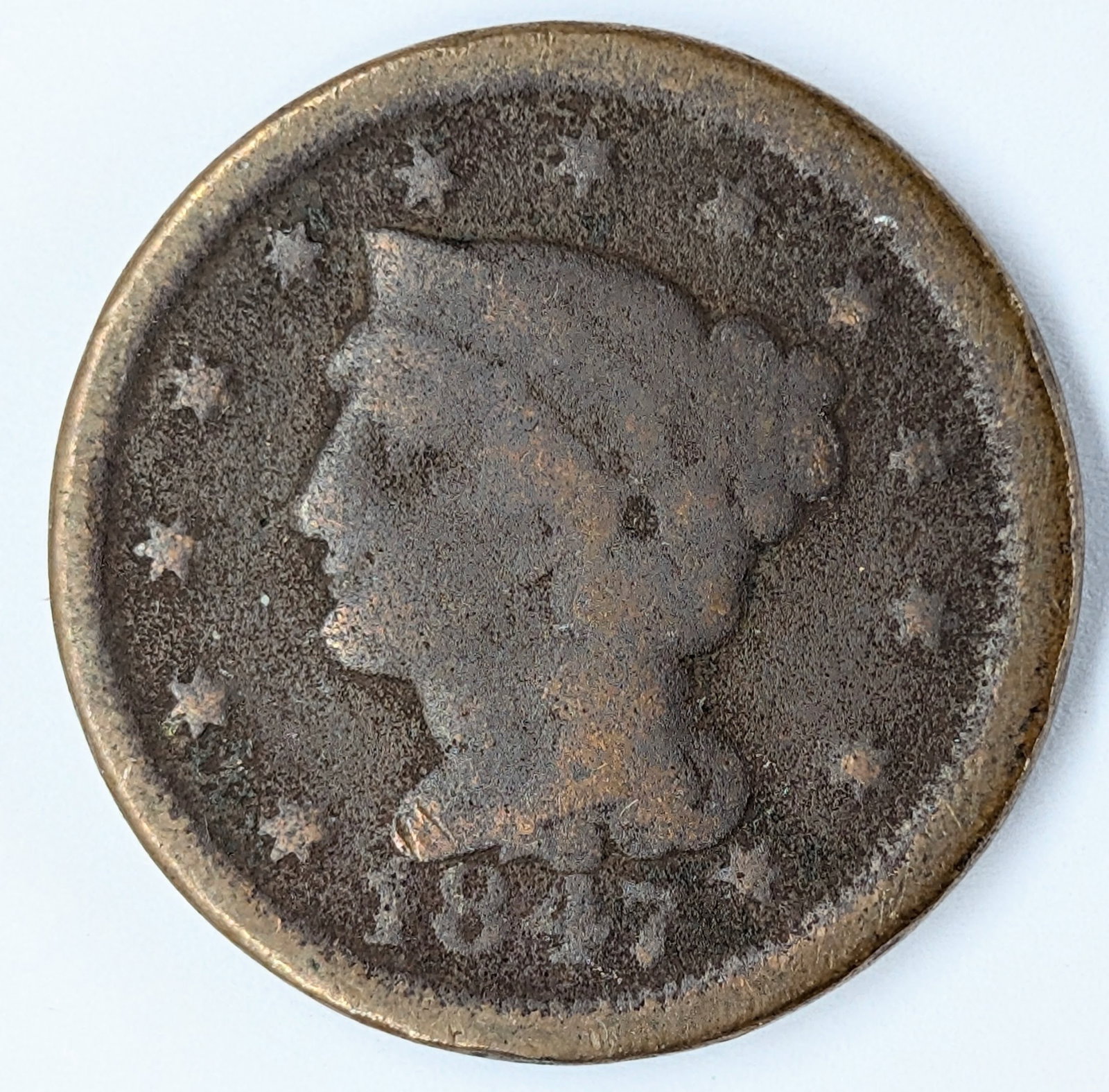 1847 Large Cent (1 of 2)