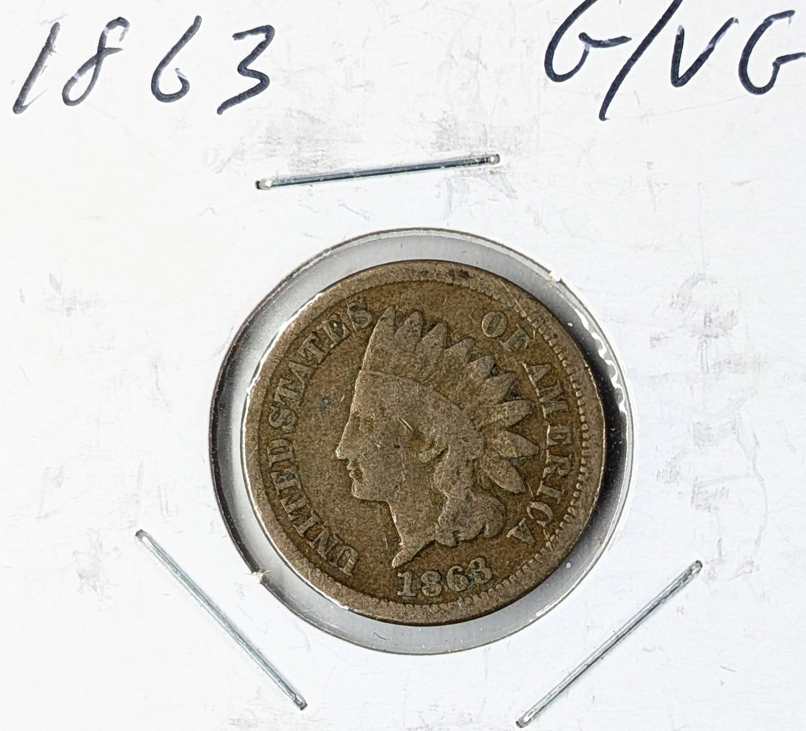 1863 Indian Head Cent: _