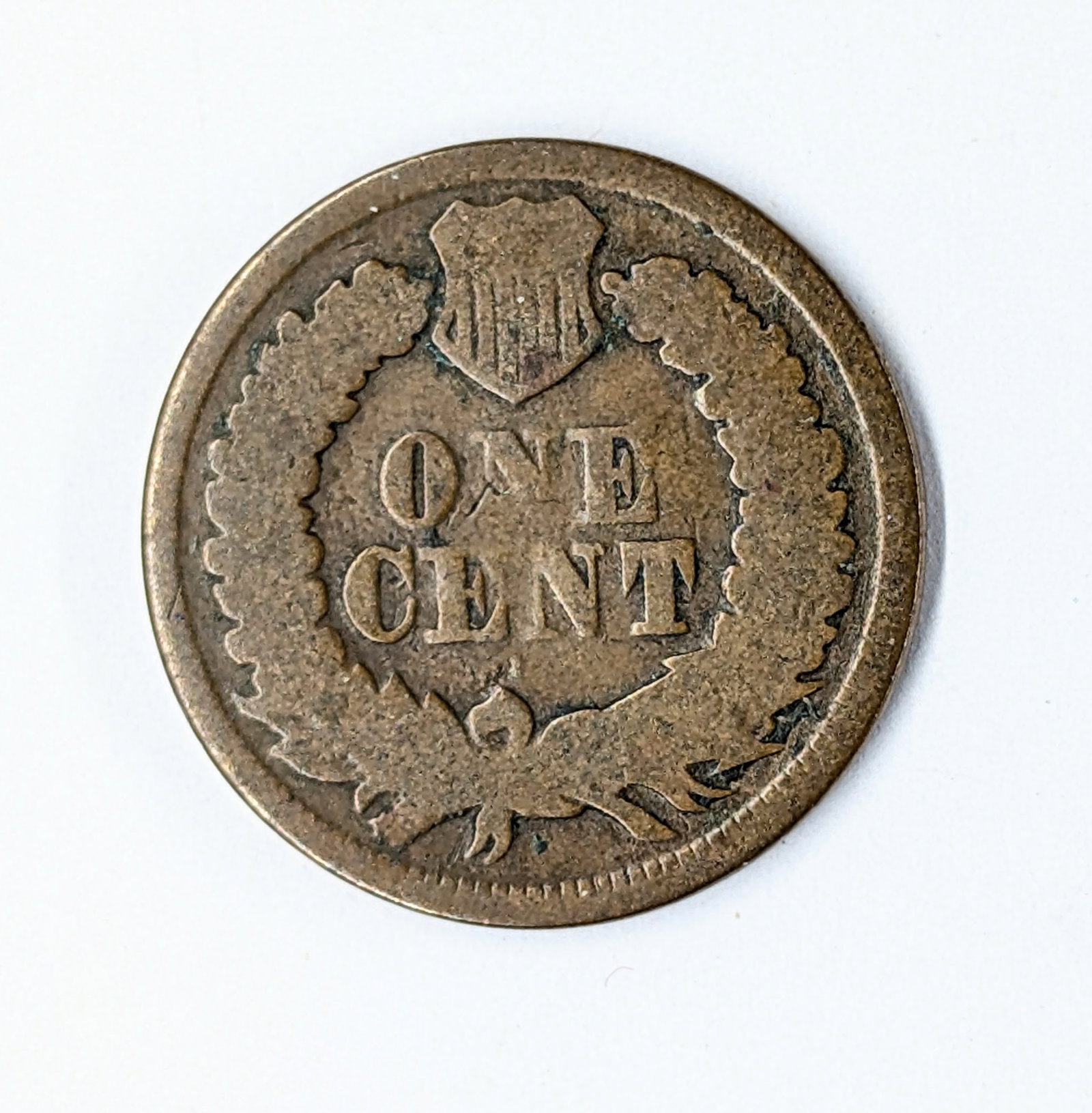 1867 Indian Head Cent- Semi Key Date - 2