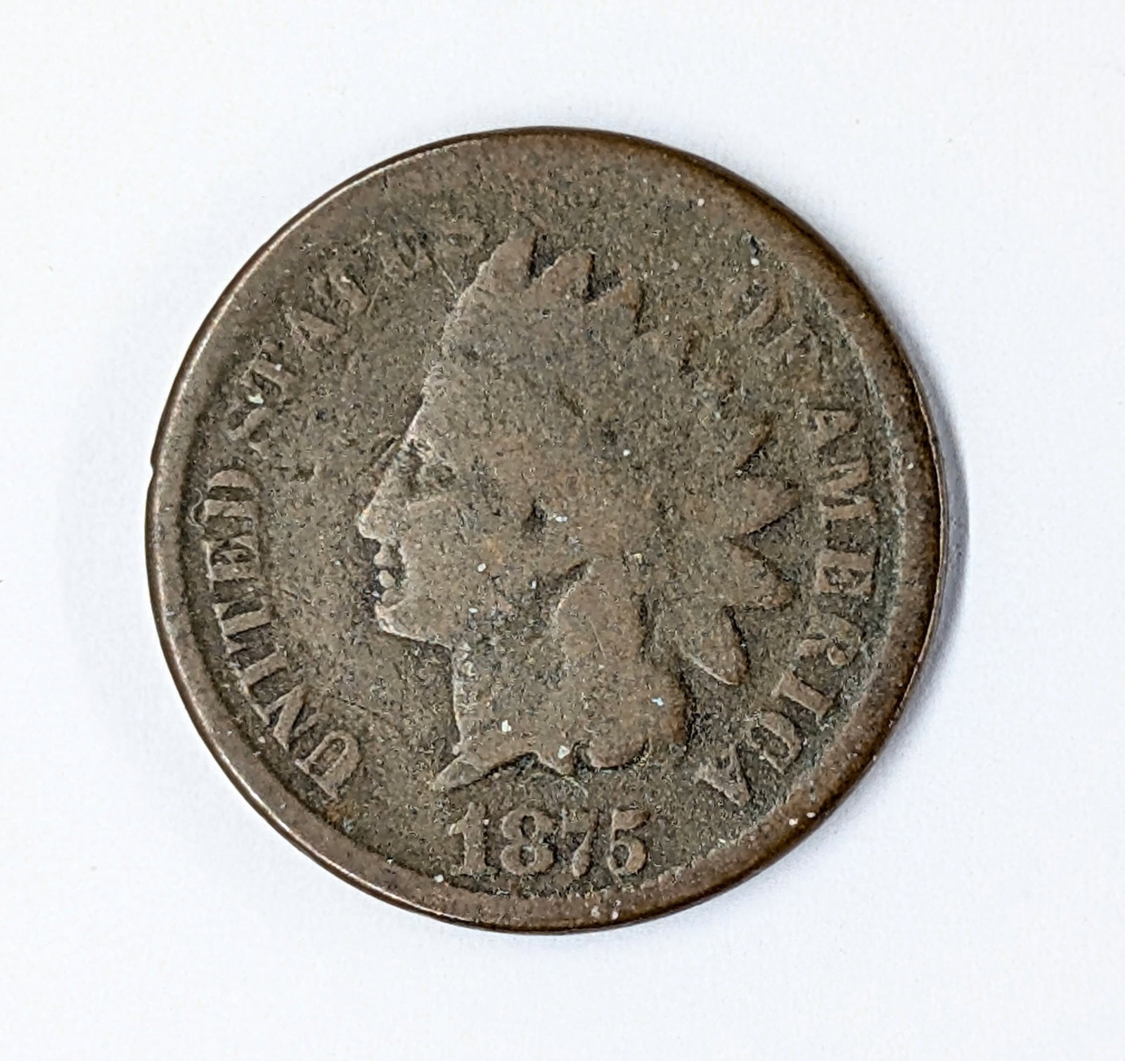 1875 Indian Head Cent- Semi Key Date: _