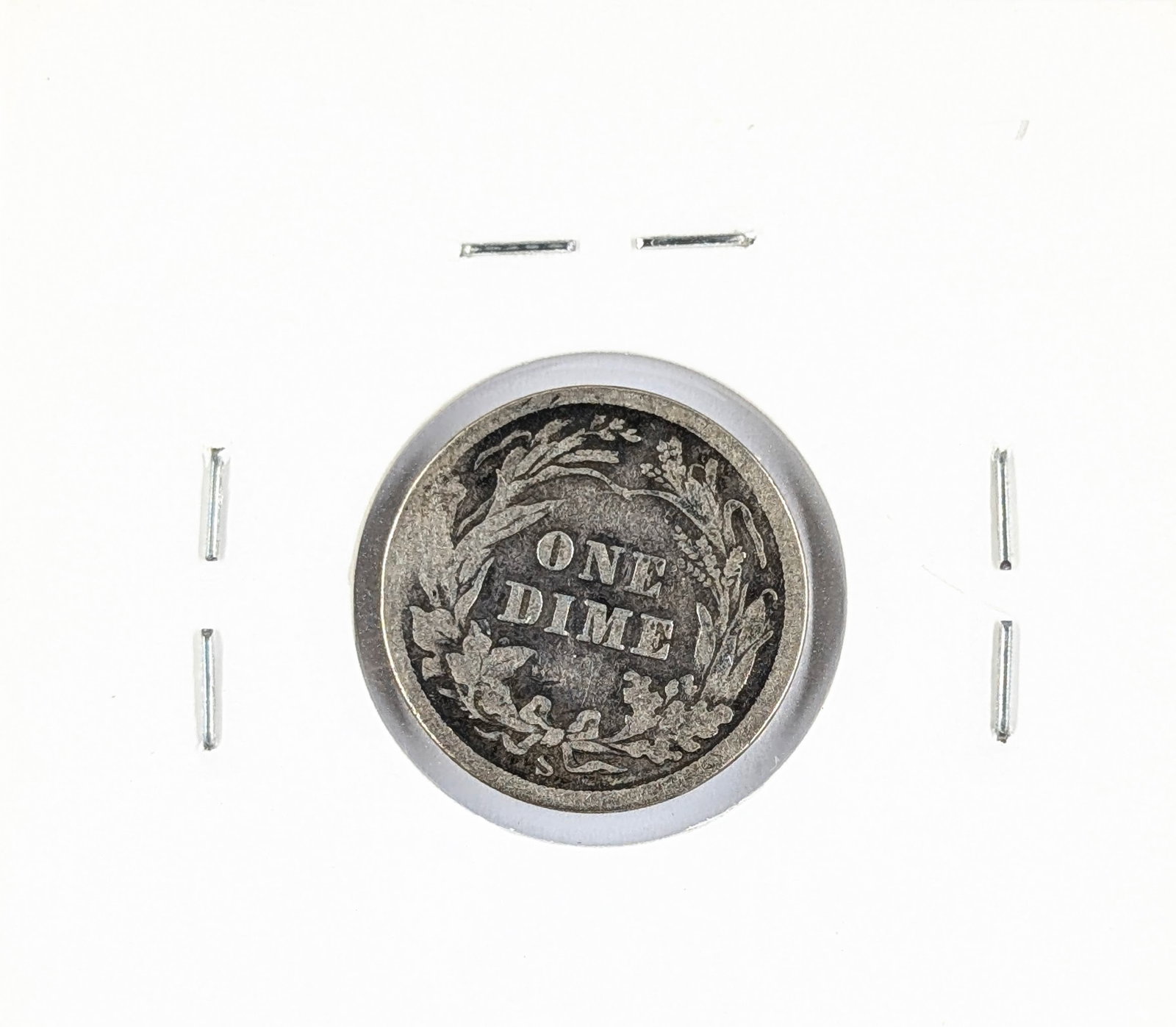 1906-S Silver Barber Dime - 2