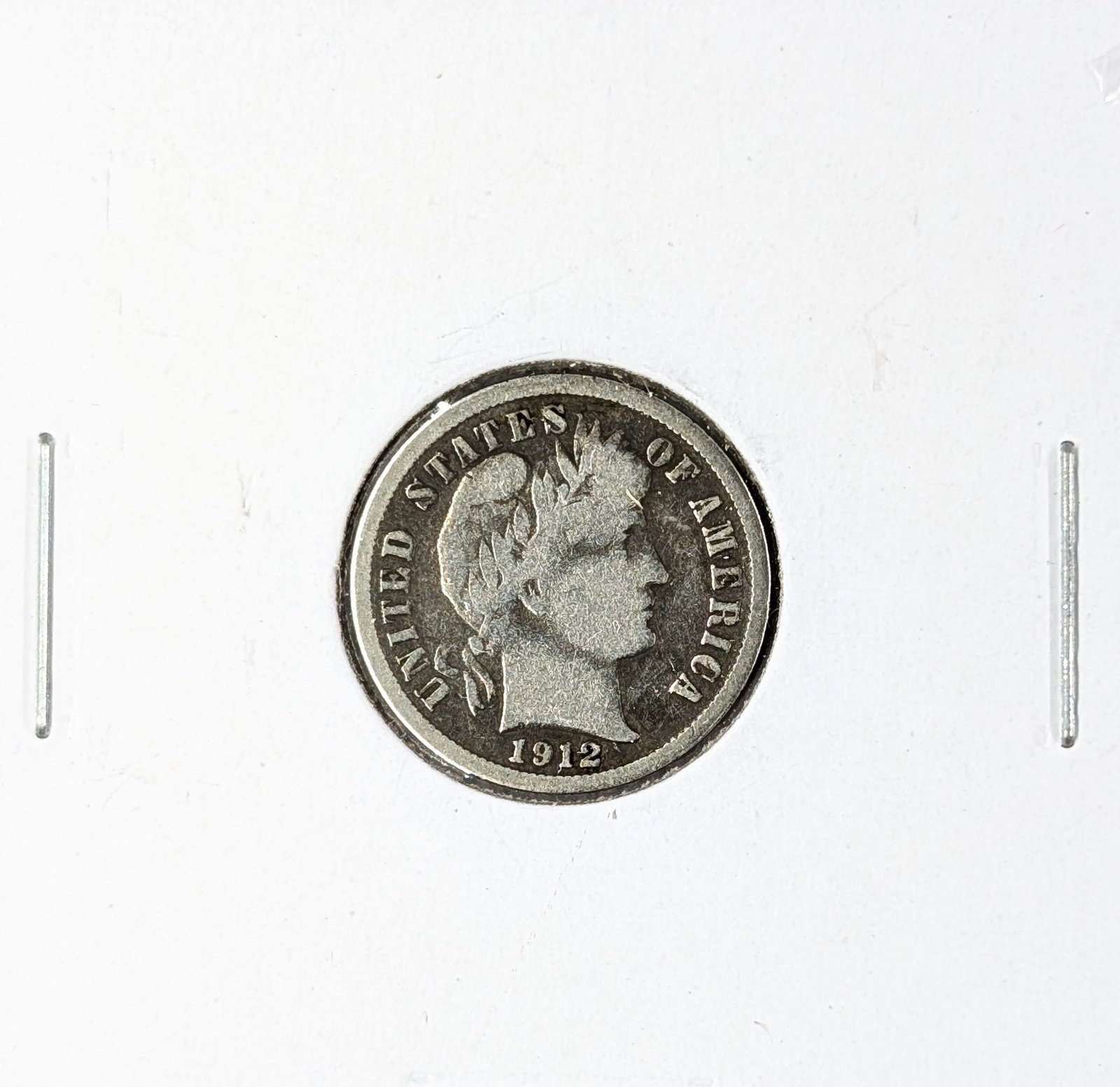 1912-S Silver Barber Dime (1 of 3)