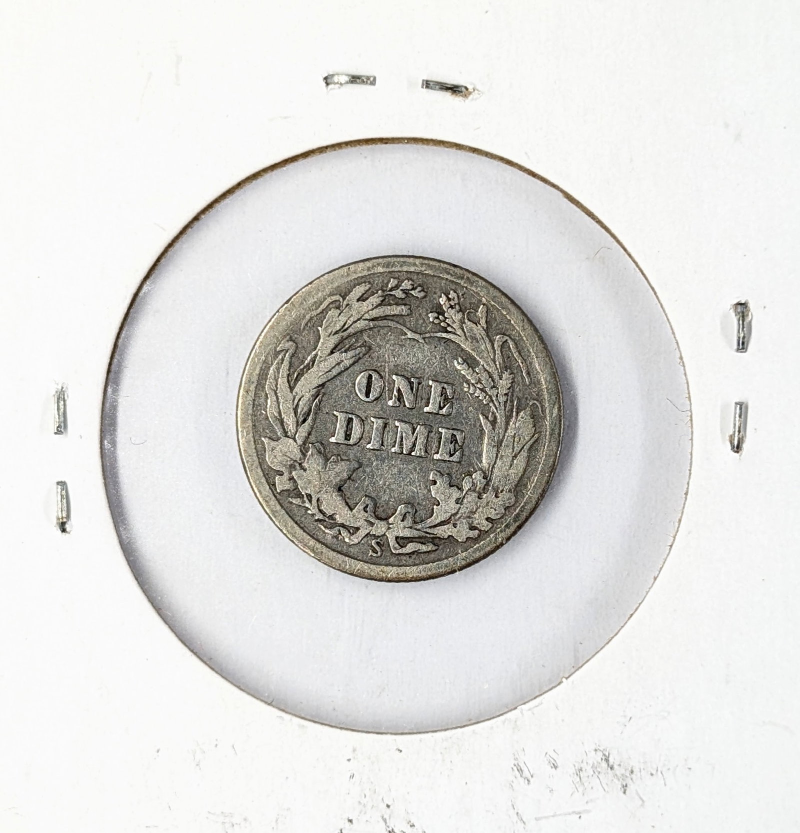 1916-S Silver Barber Dime - 2