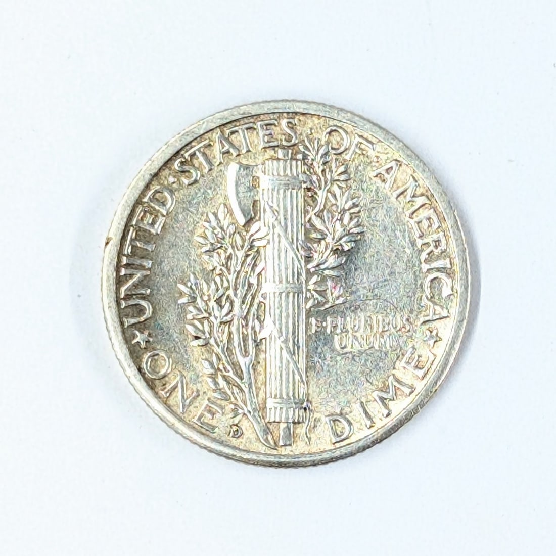 1943-D Silver Mercury Dime- Great Condition - 2