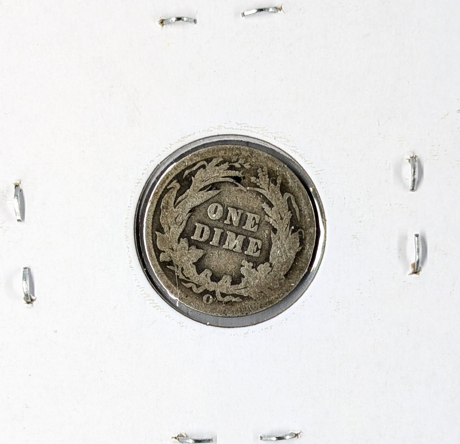 1893-O Silver Barber Dime- Semi Key Date - 2
