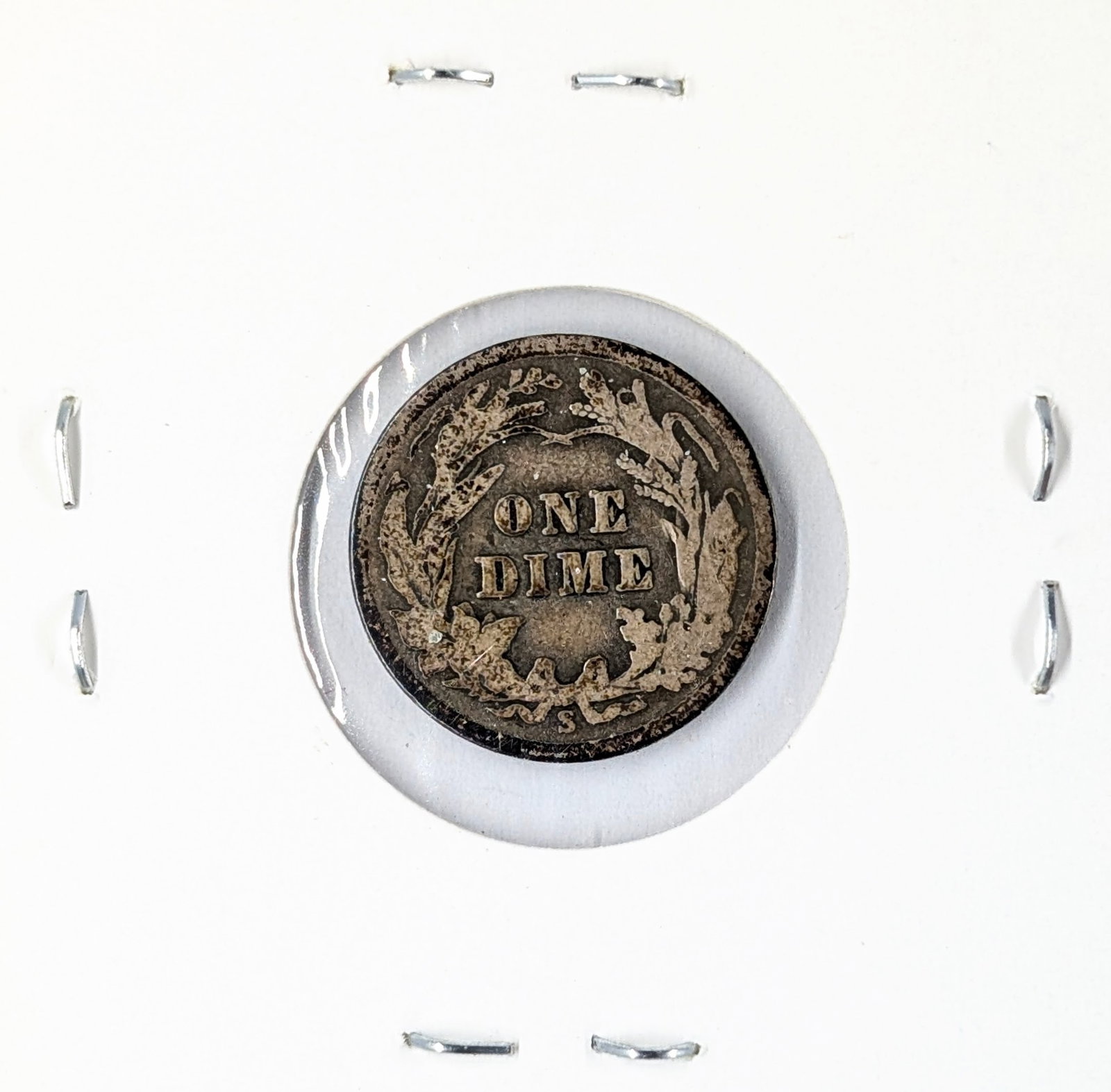 1913-S Silver Barber Dim- Semi Key Date - 2