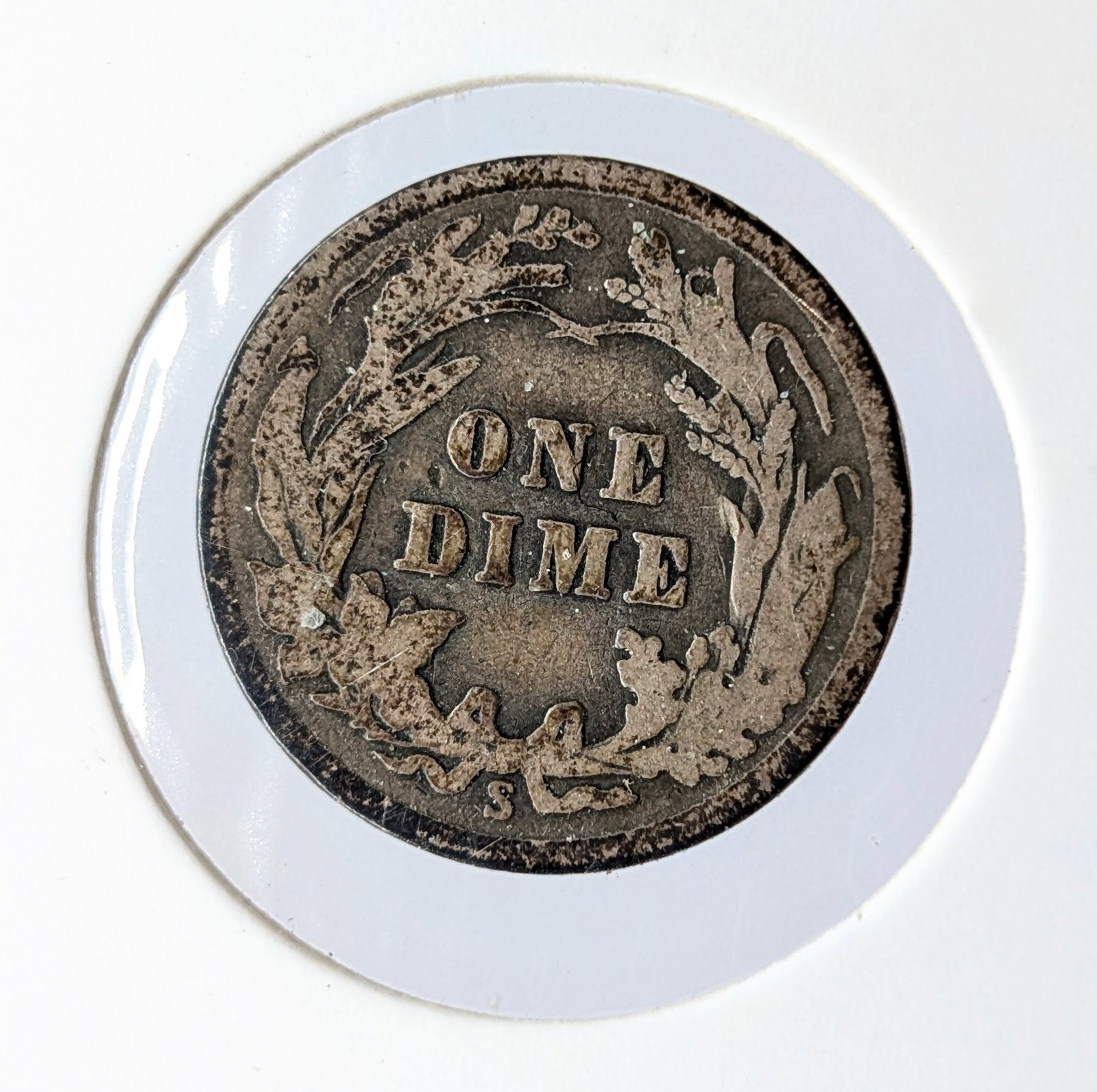 1913-S Silver Barber Dim- Semi Key Date - 3