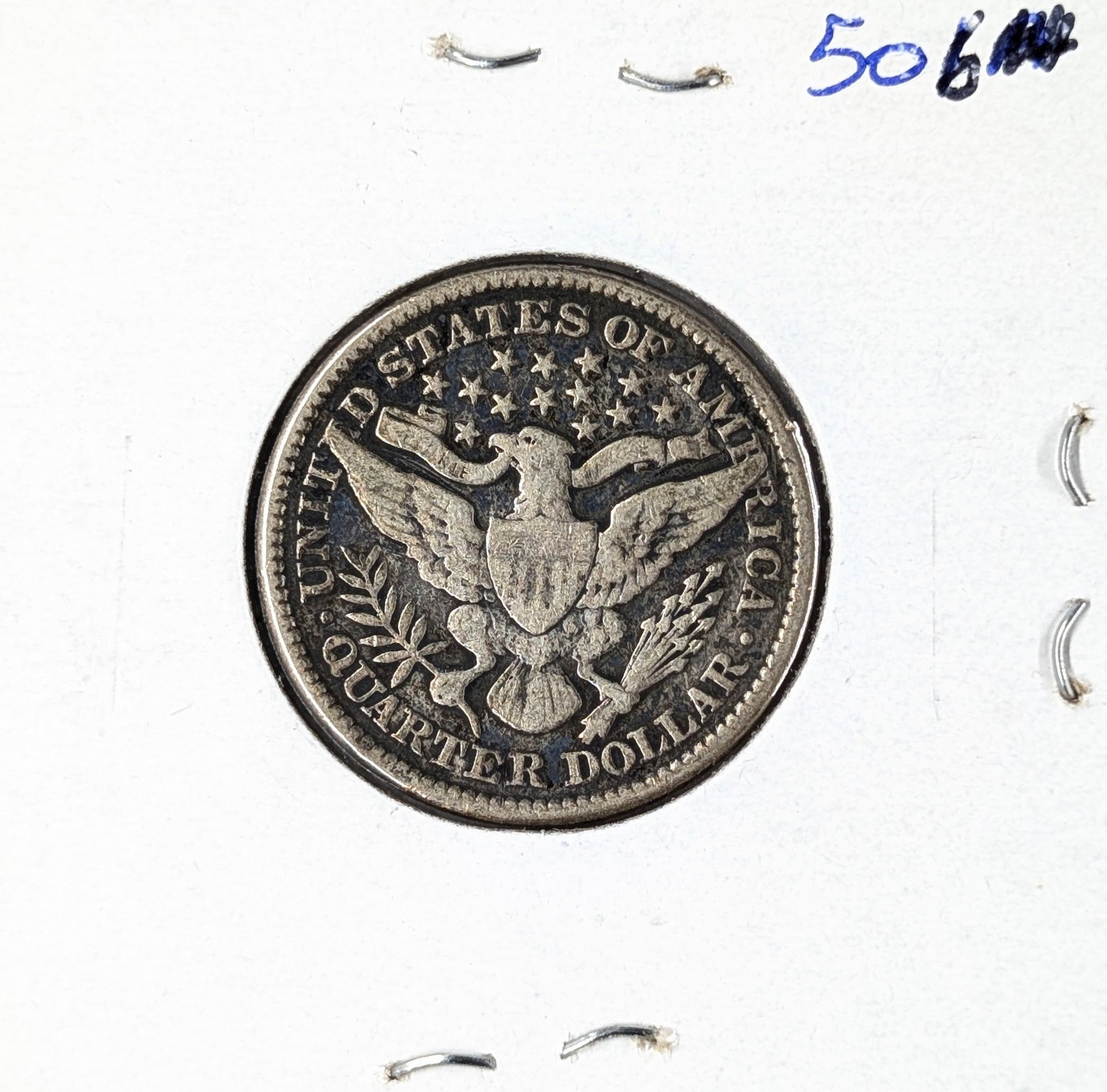 1897 Silver Barber Quarter - 2