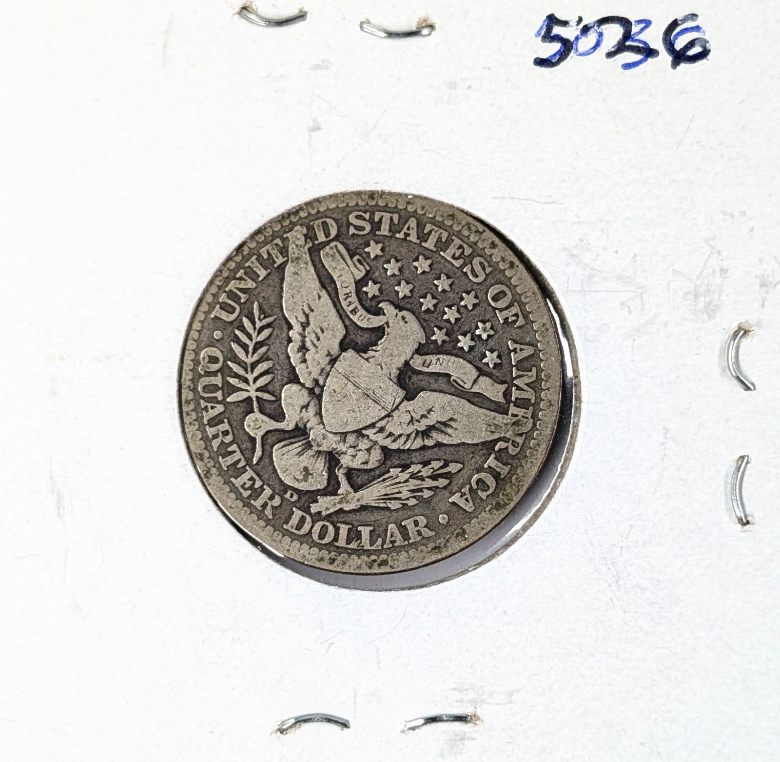 1909-D Silver Barber Quarter - 2