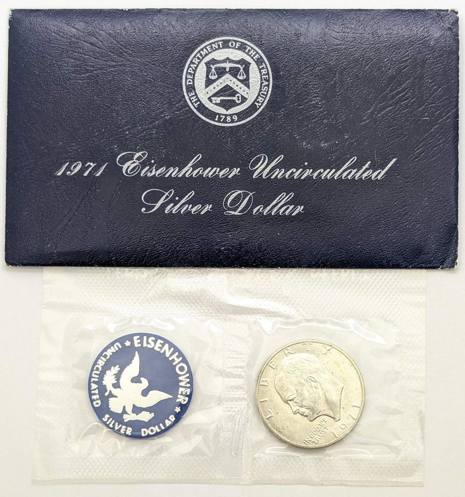 1971-S Eisenhower " Ike" Uncirculated Silver Dollar: _