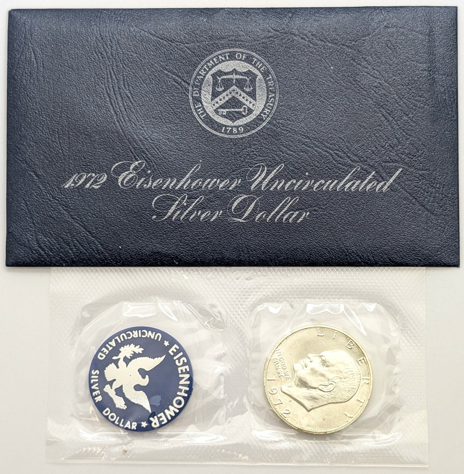 1972-S Eisenhower " Ike" Uncirculated Silver Dollar (1 of 2)