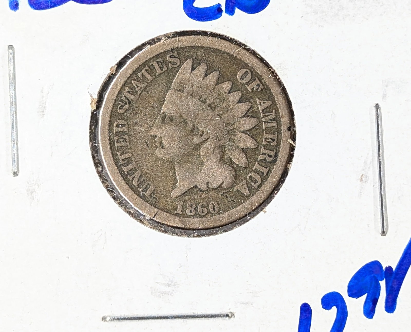 1860 Indian Head Cent- Semi Key Date: _