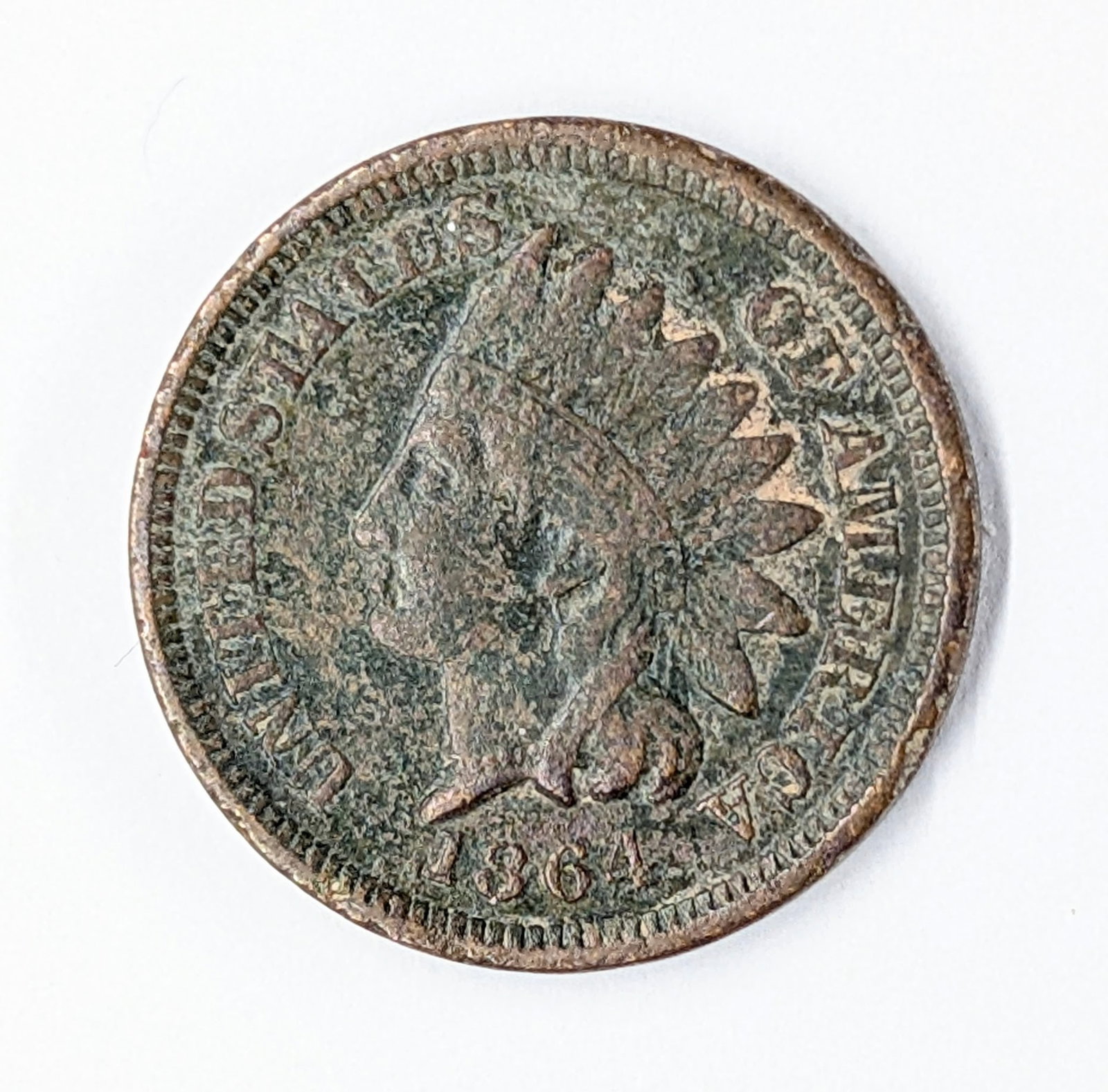 1864 Indian Head Cent- Semi Key Date: _