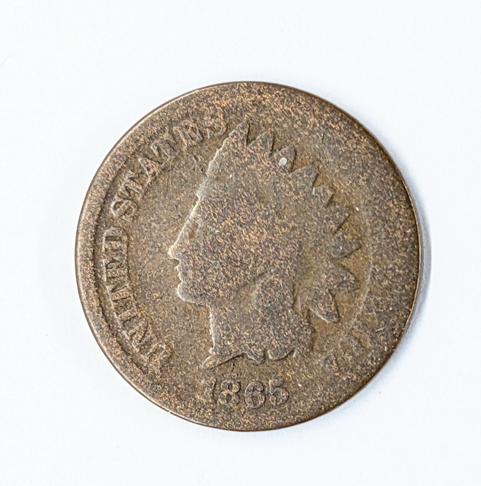 1865 Indian Head Cent- Semi Key Date: _