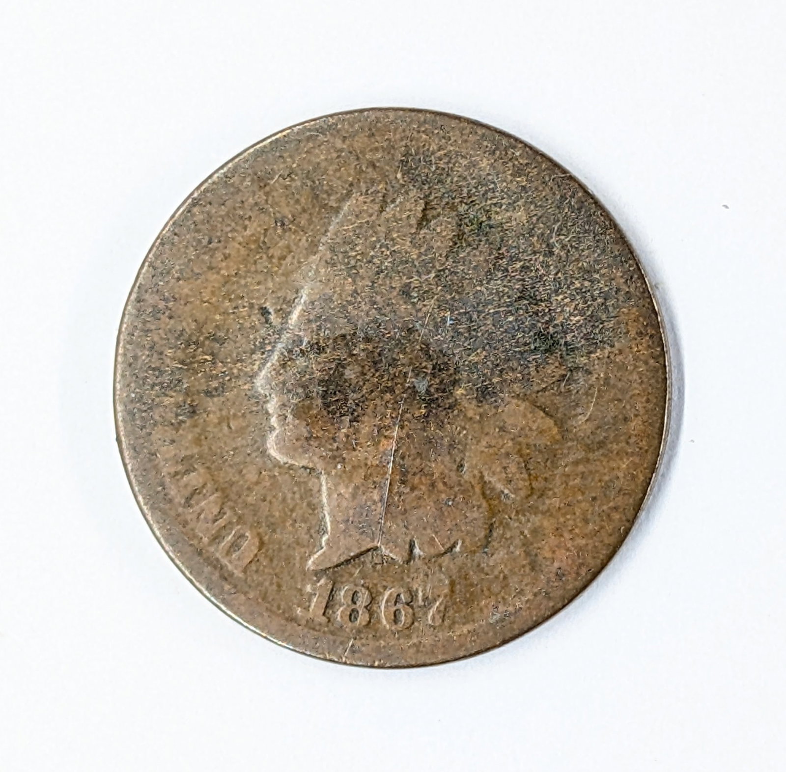 1867 Indian Head Cent- Semi Key Date: _