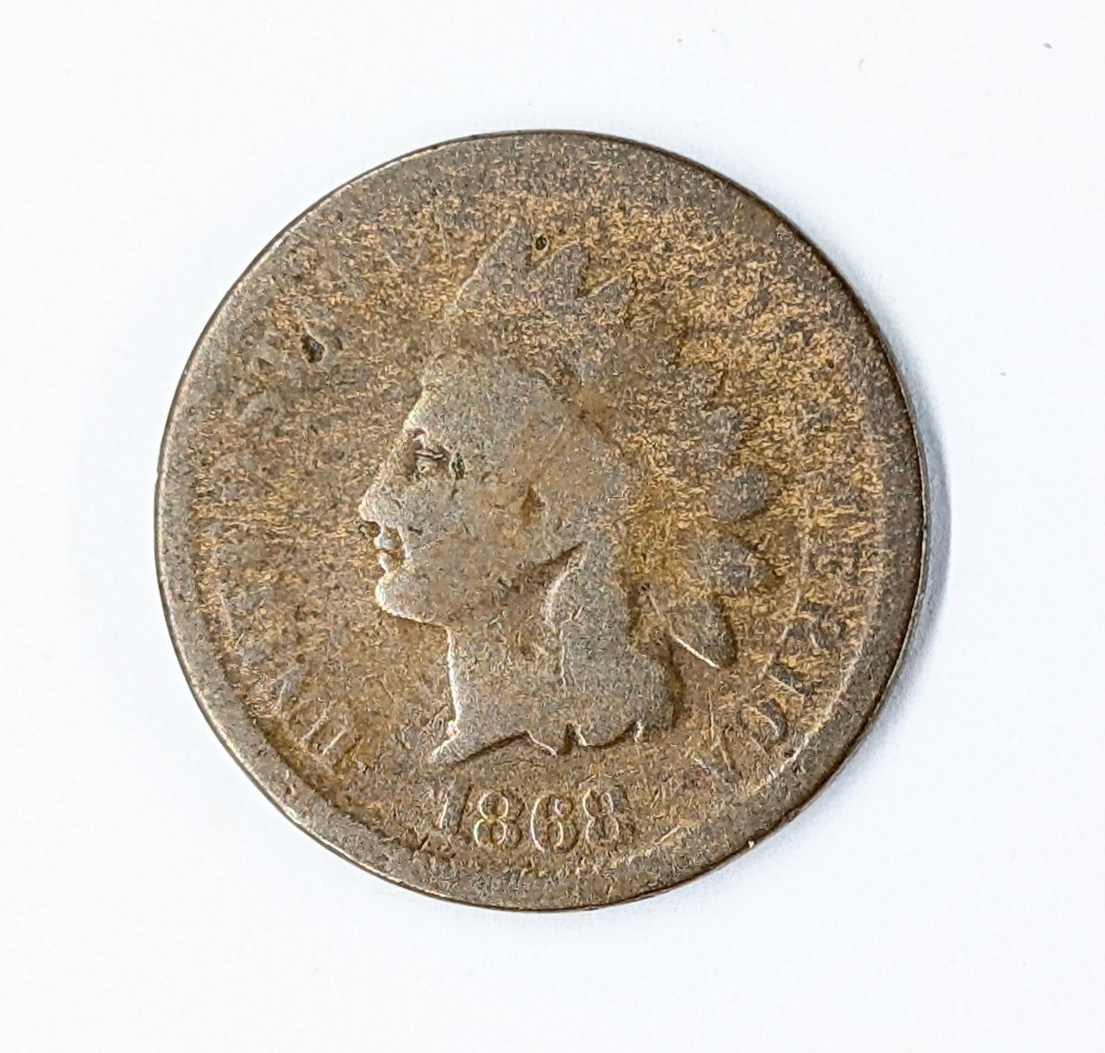 1868 Indian Head Cent- Semi Key Date: _