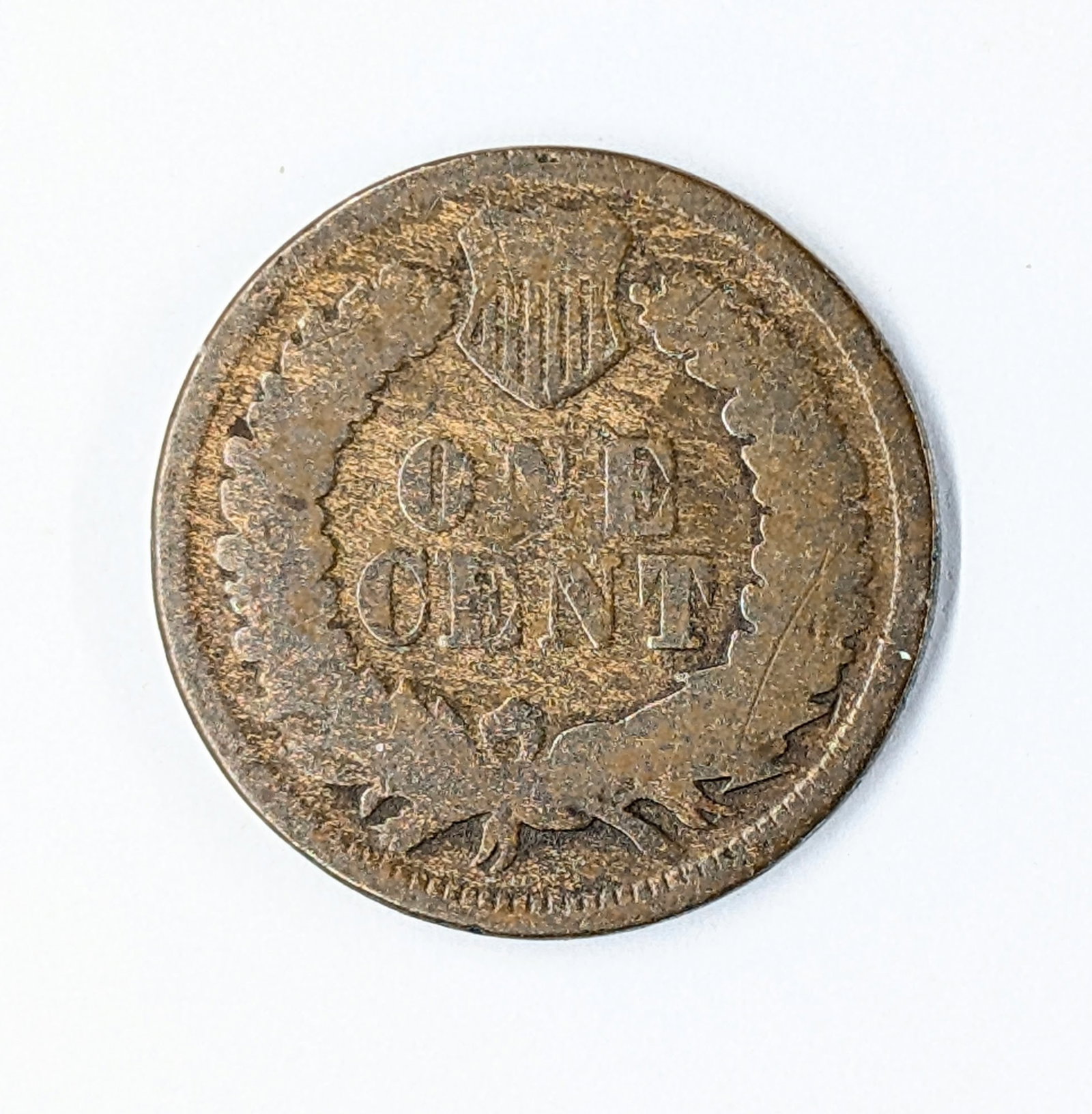 1868 Indian Head Cent- Semi Key Date - 2