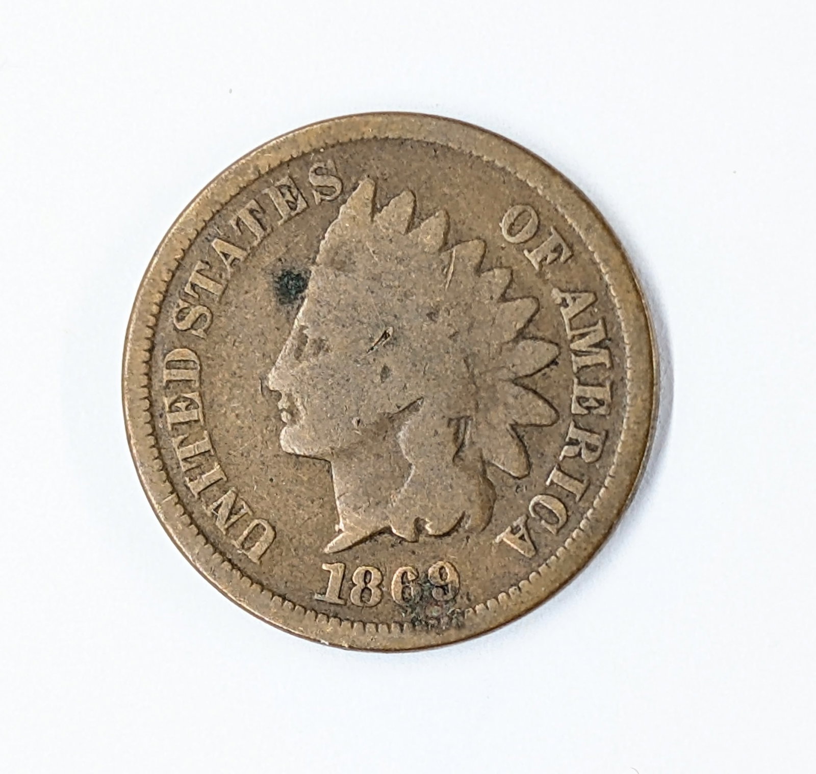 1869 Indian Head Cent- KEY Date!: _
