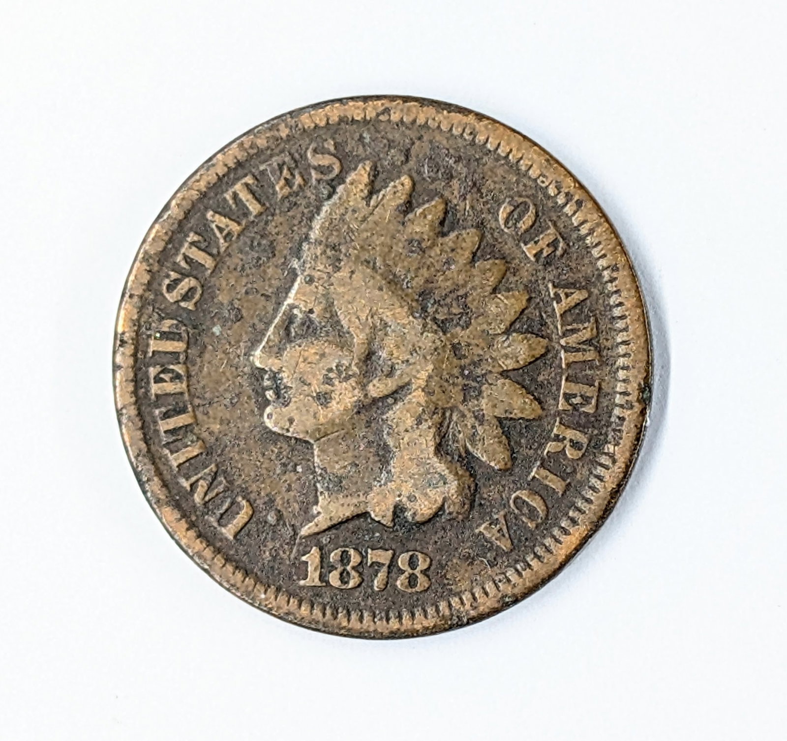 1878 Indian Head Cent- Semi Key Date: _
