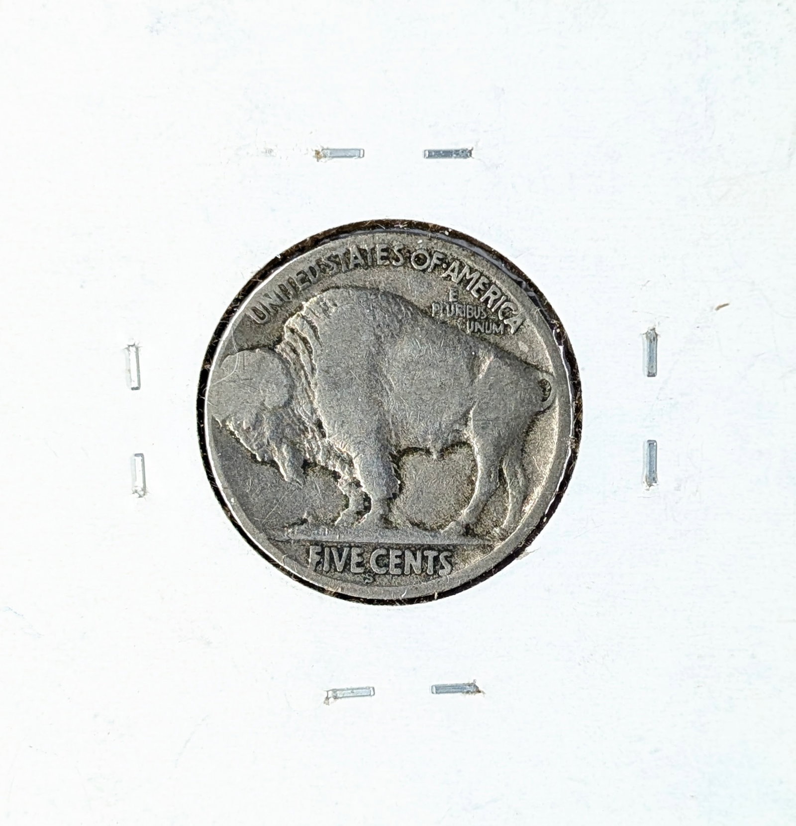 1918-S Buffalo Head Nickel- Semi Key Date - 2