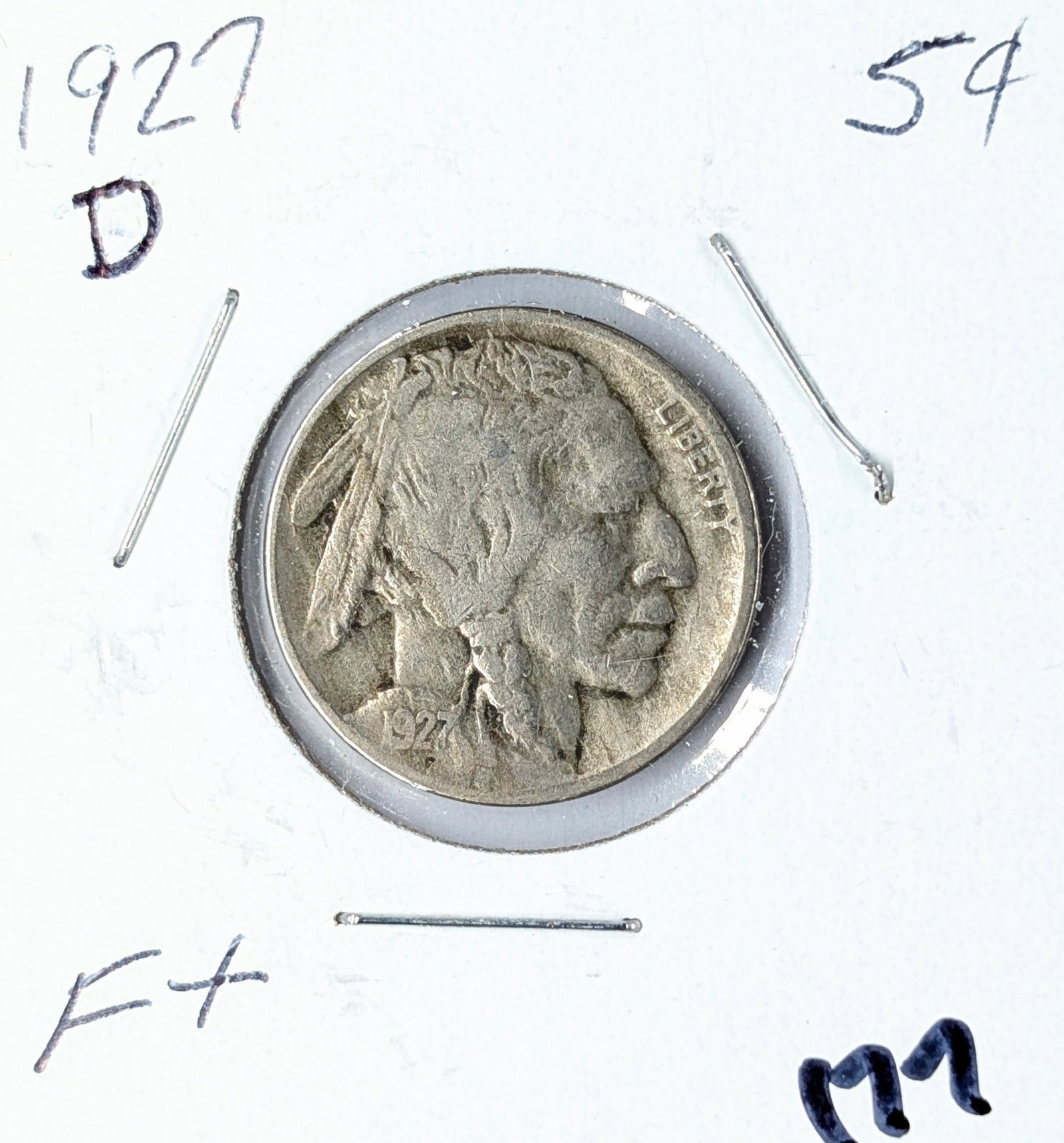 1927-D Buffalo Head Nickel: _