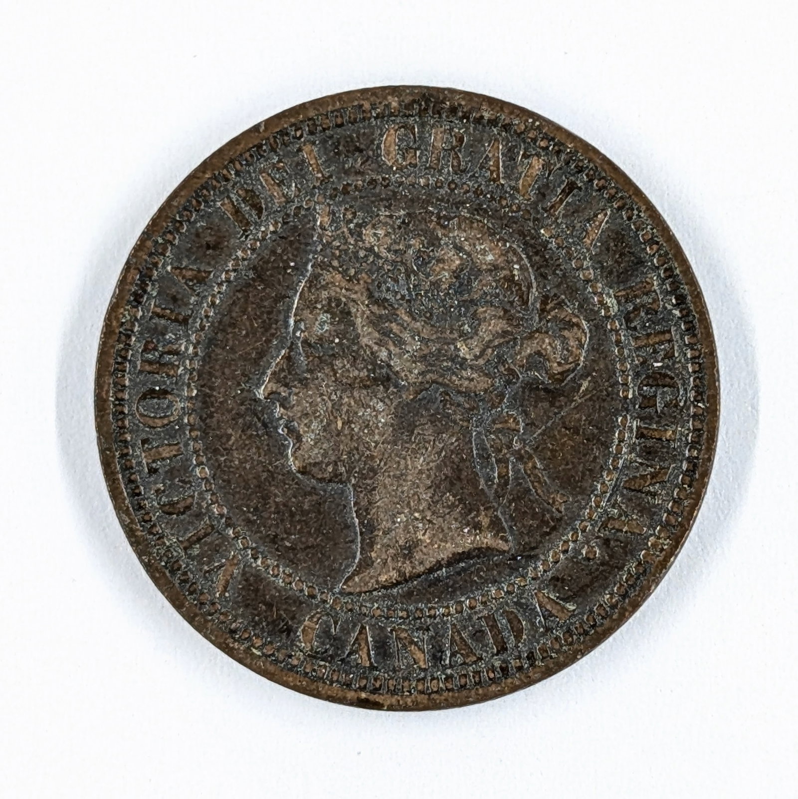 1876 Canadian Large Cent: _