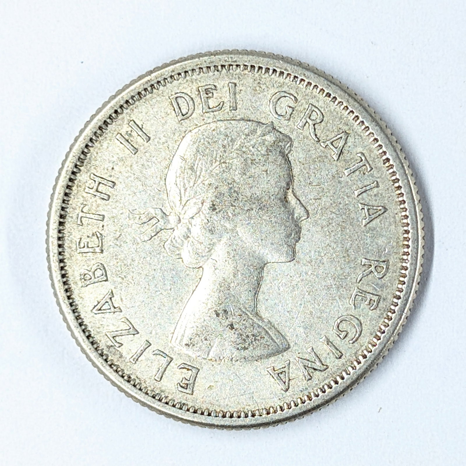 1964 Silver Canadian Quarter (1 of 2)
