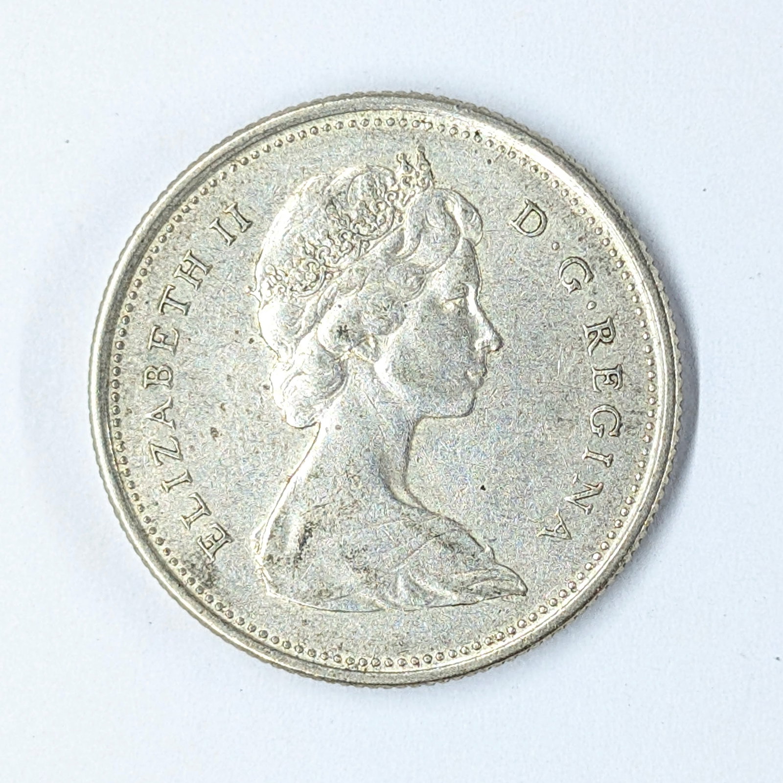 1965 Silver Canadian Quarter (1 of 2)