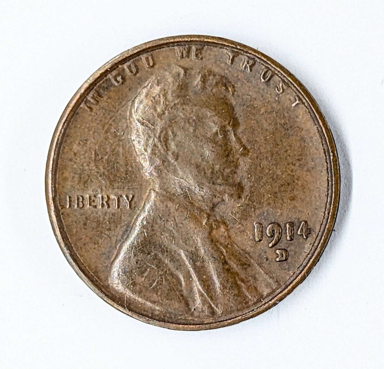 1914-D Wheat Cent- KEY Date!: _