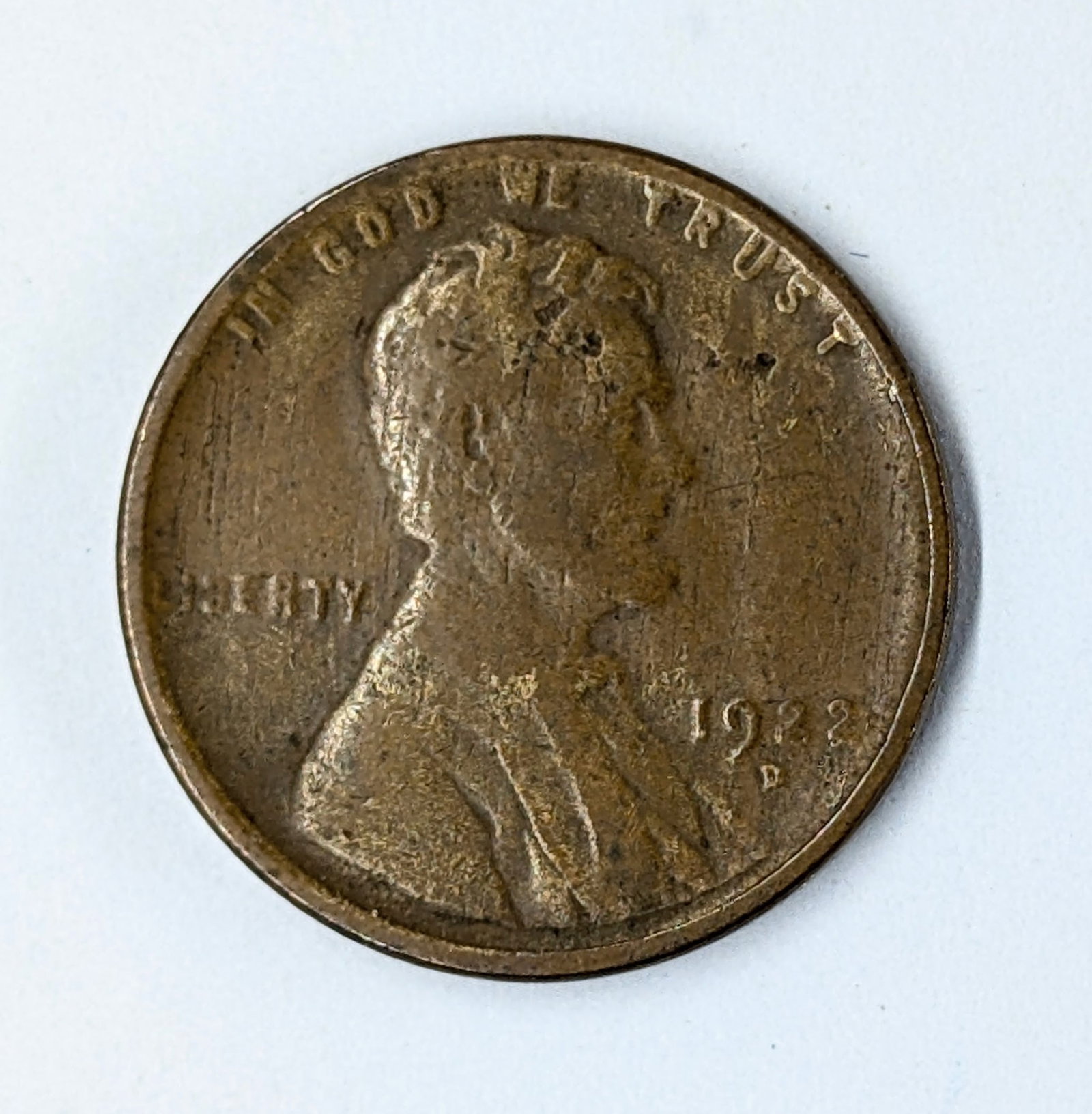 1922-D Wheat Cent: _
