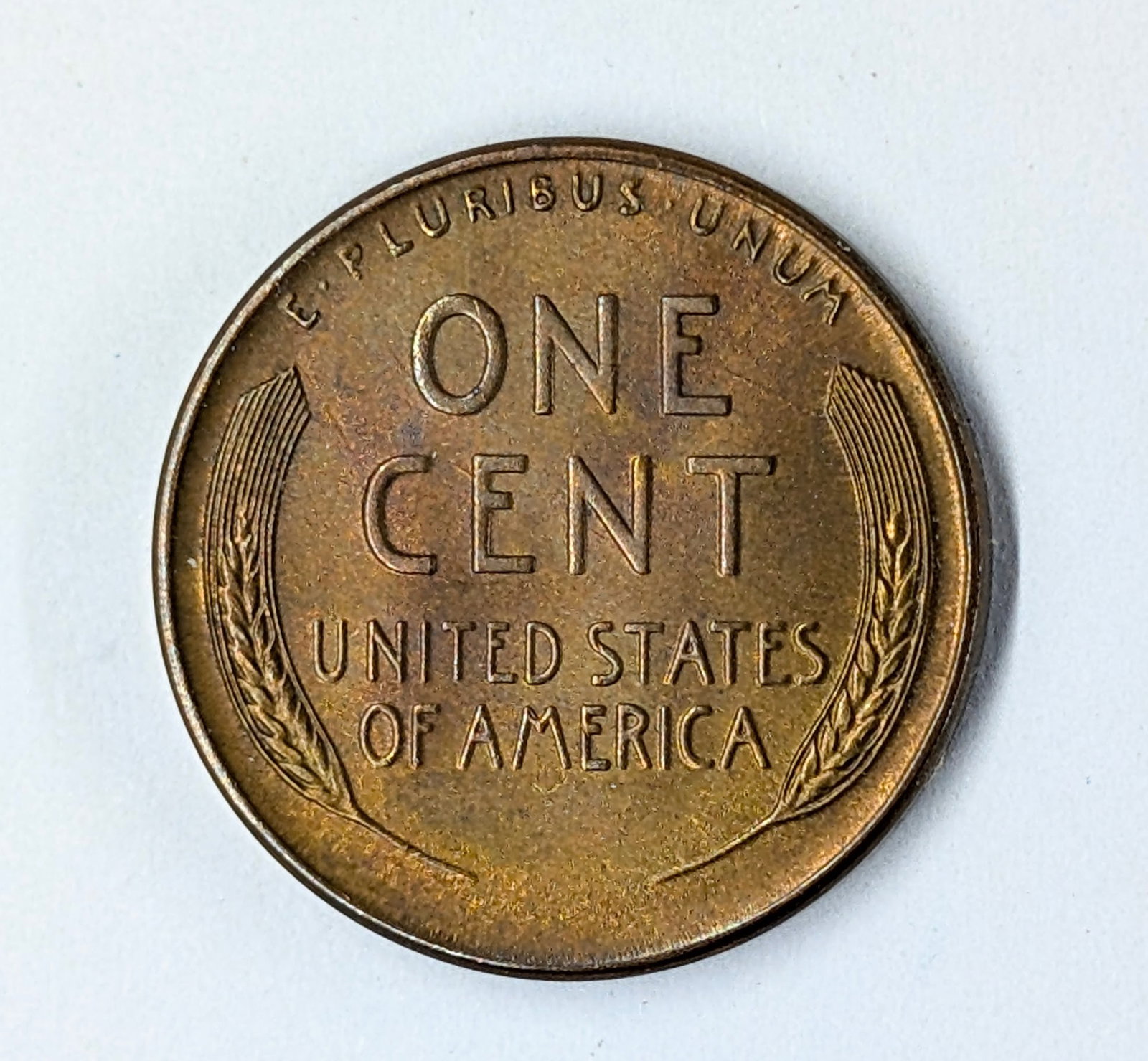 1941-D Wheat Cent- Toned, Uncirculated - 2