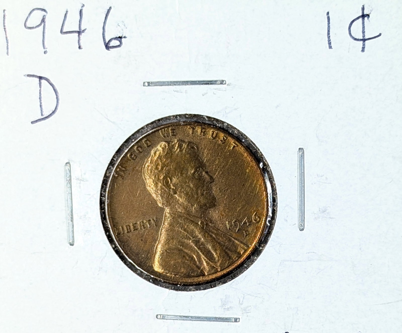 1946-D Wheat Cent- Uncirculated (1 of 2)