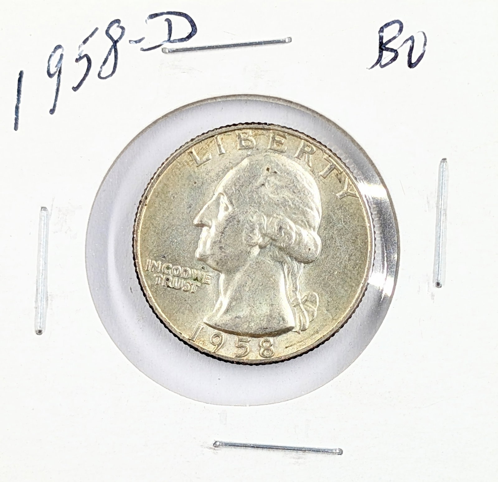 1958-D Silver Washington Quarter: Silver