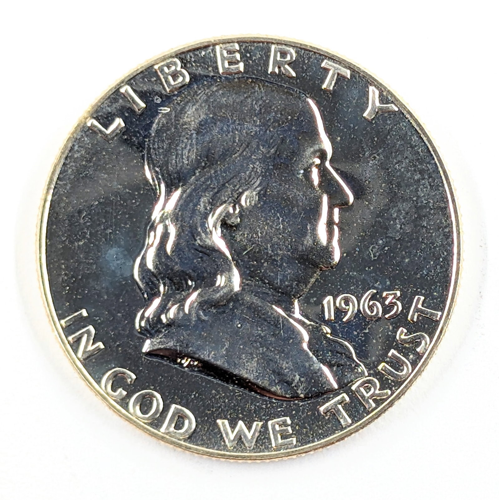1963 Silver Franklin Half Dollar- Proof: Silver