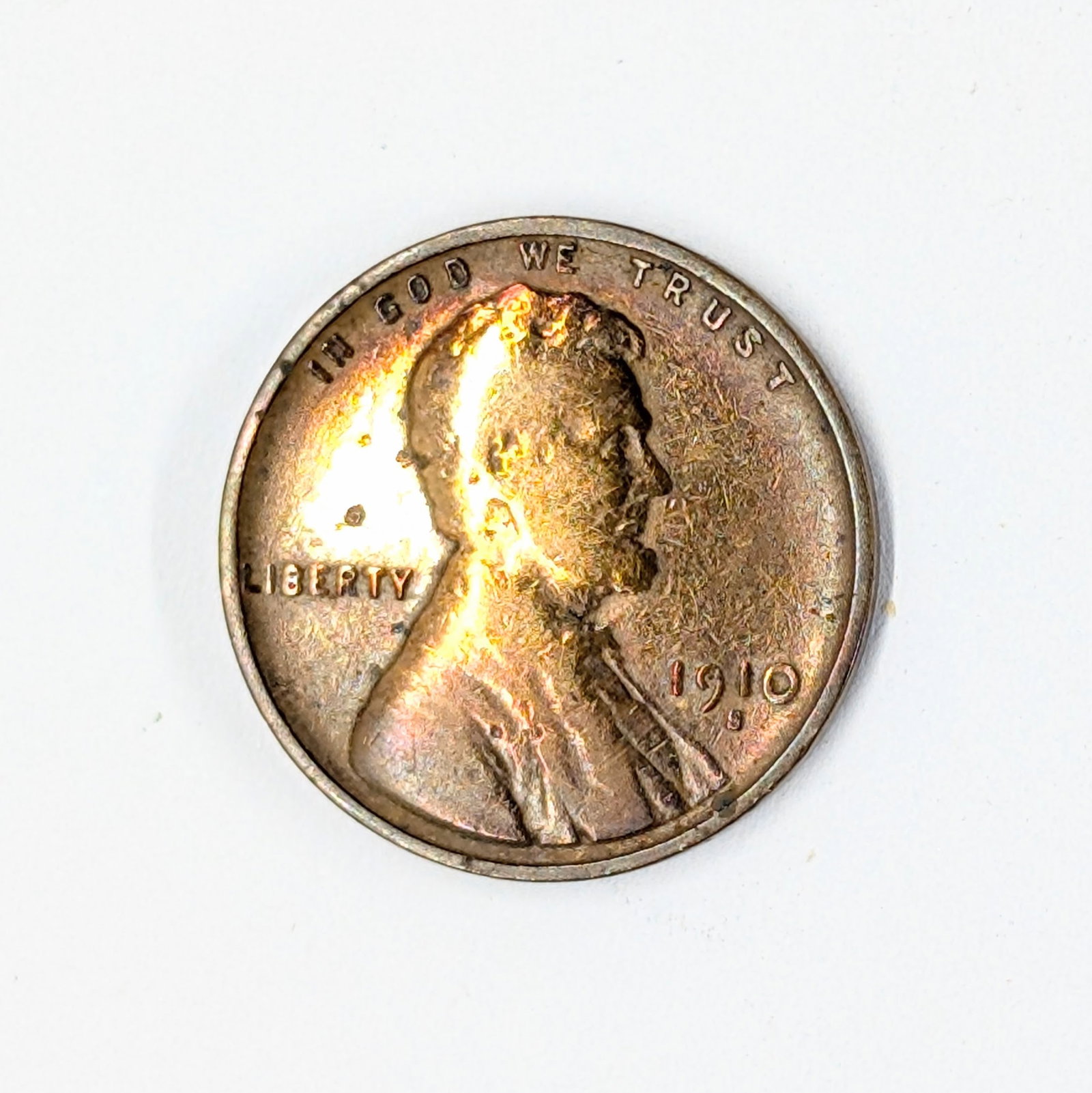 FEATURE 1910-S Wheat Cent - Semi-Key Date: FEATURE