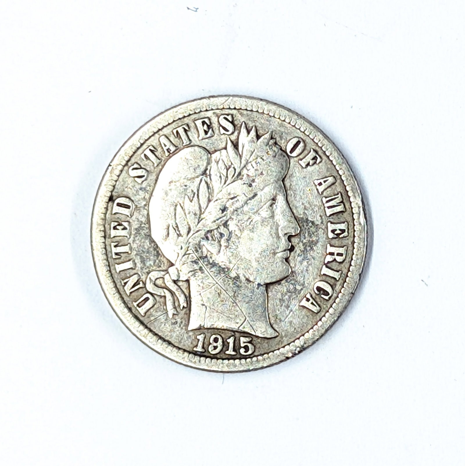 1915 Silver Barber Dime (1 of 2)